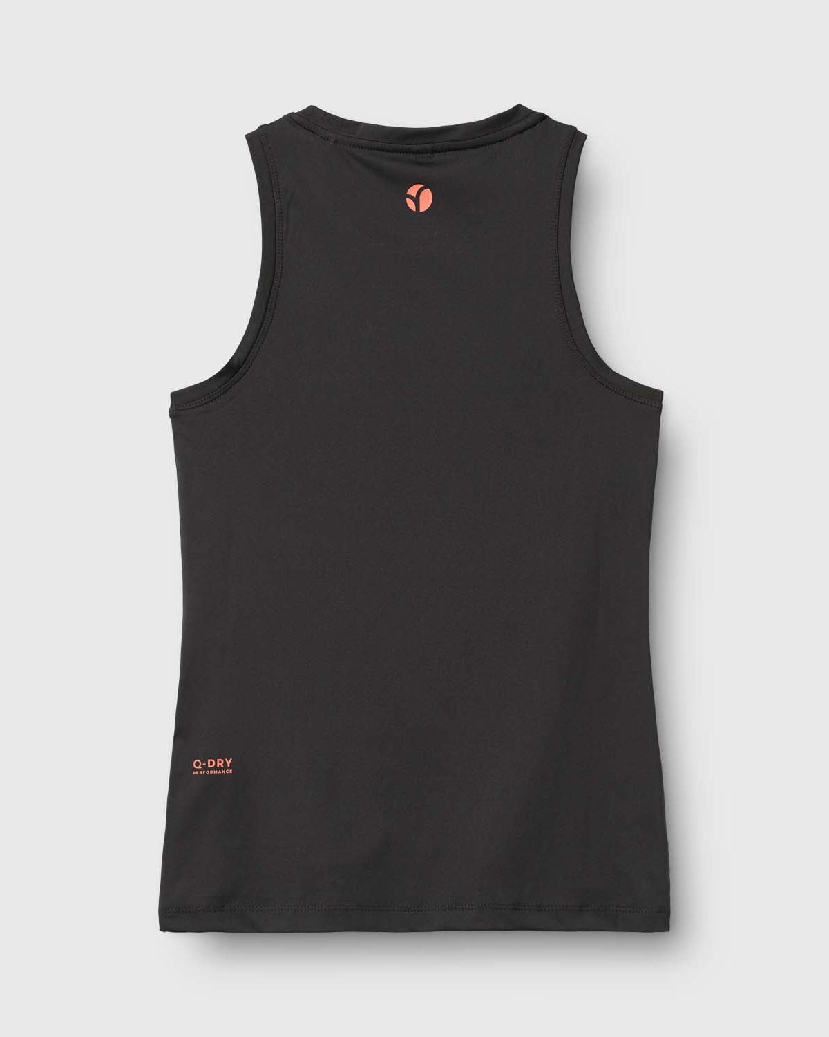 Padel Tank Top, Tulis Q-dry - Black