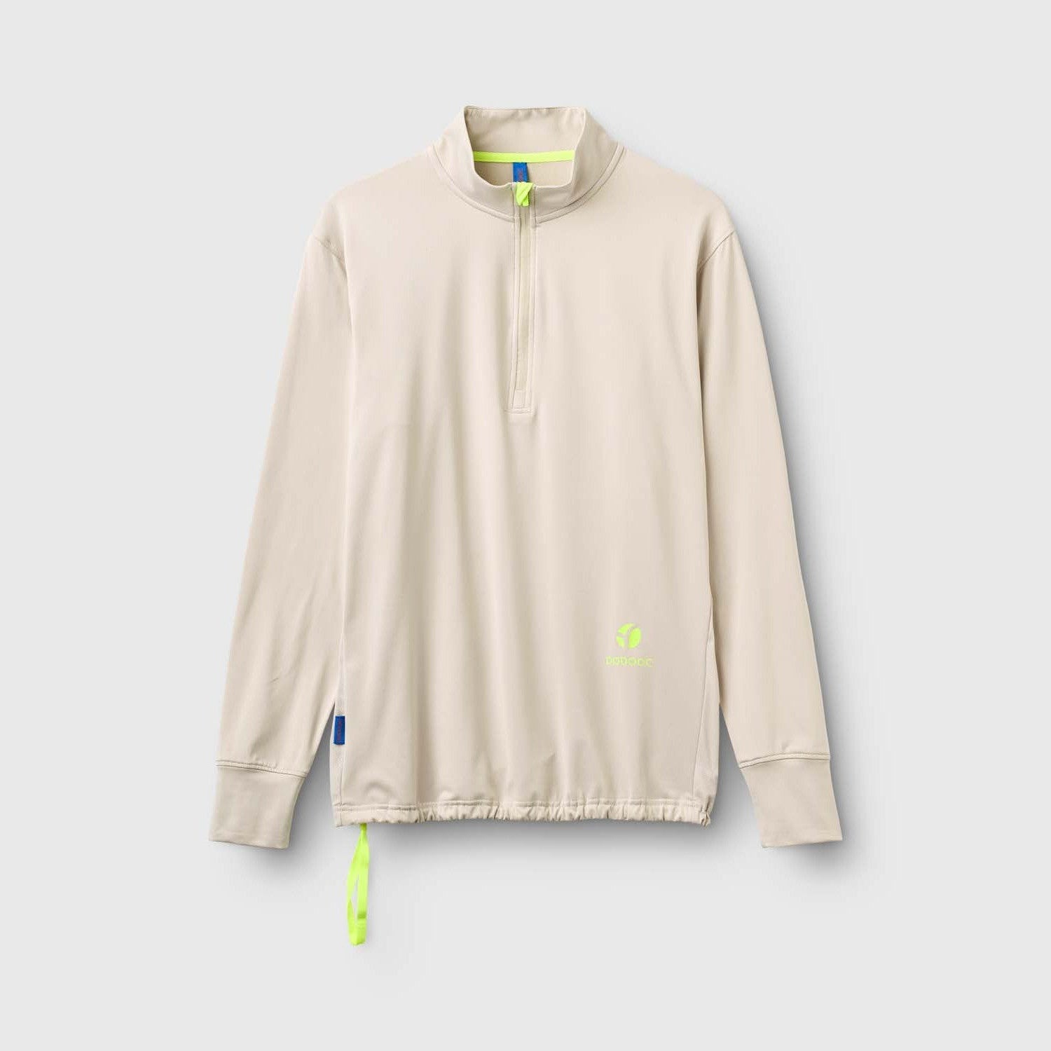 Padeltrøje Soft, Maio - half zip- Chalk