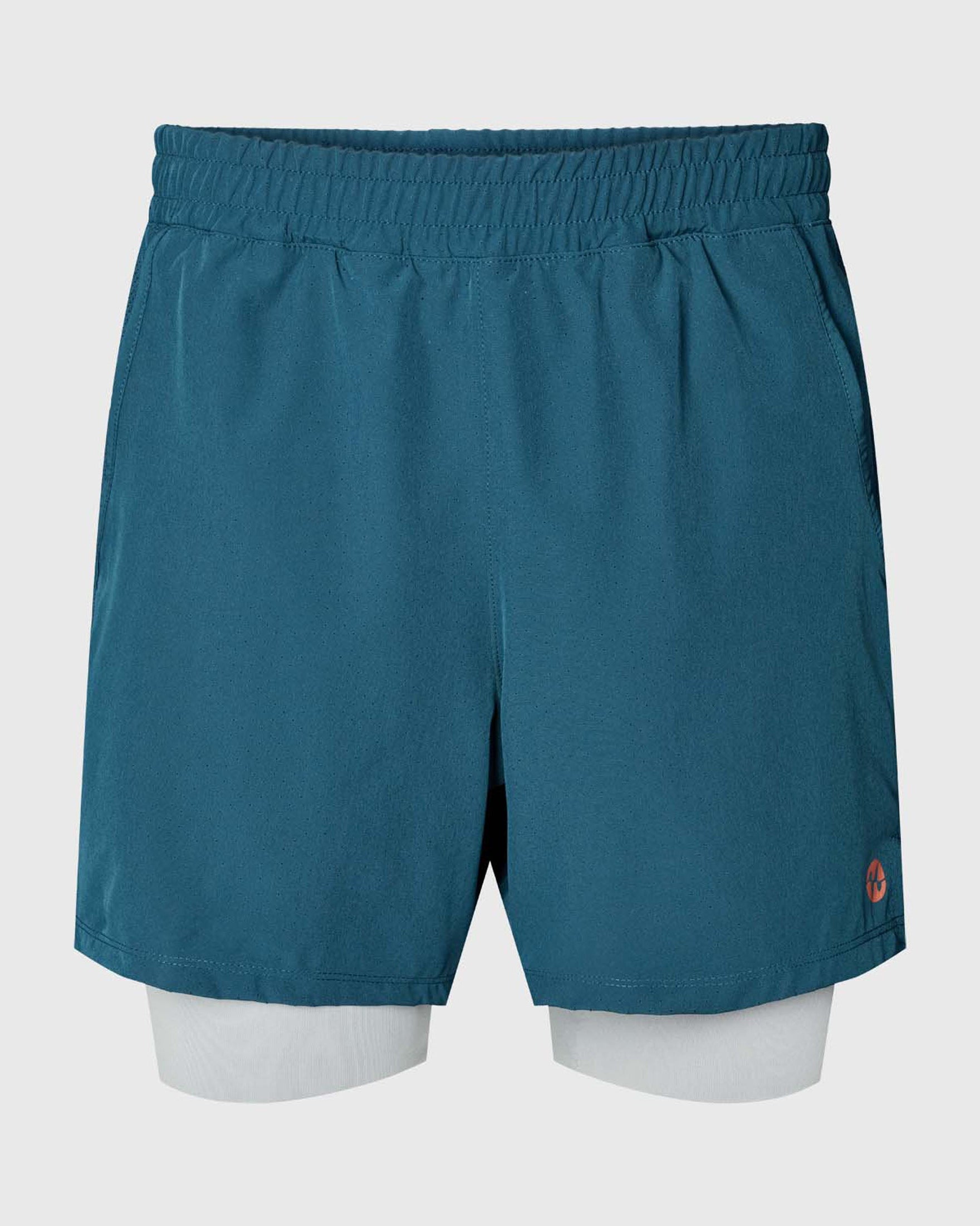 Padel Shorts, Junior, Garcia 2 in 1 - Petrol