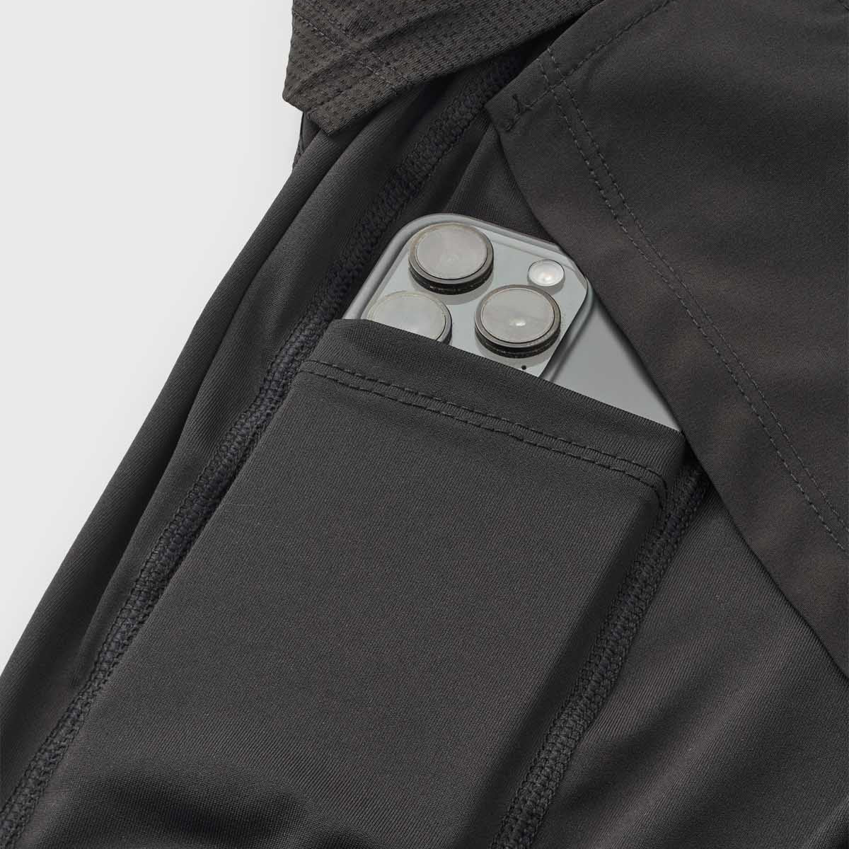 Padel Shorts Light, Andreu - 2 in 1 - Black