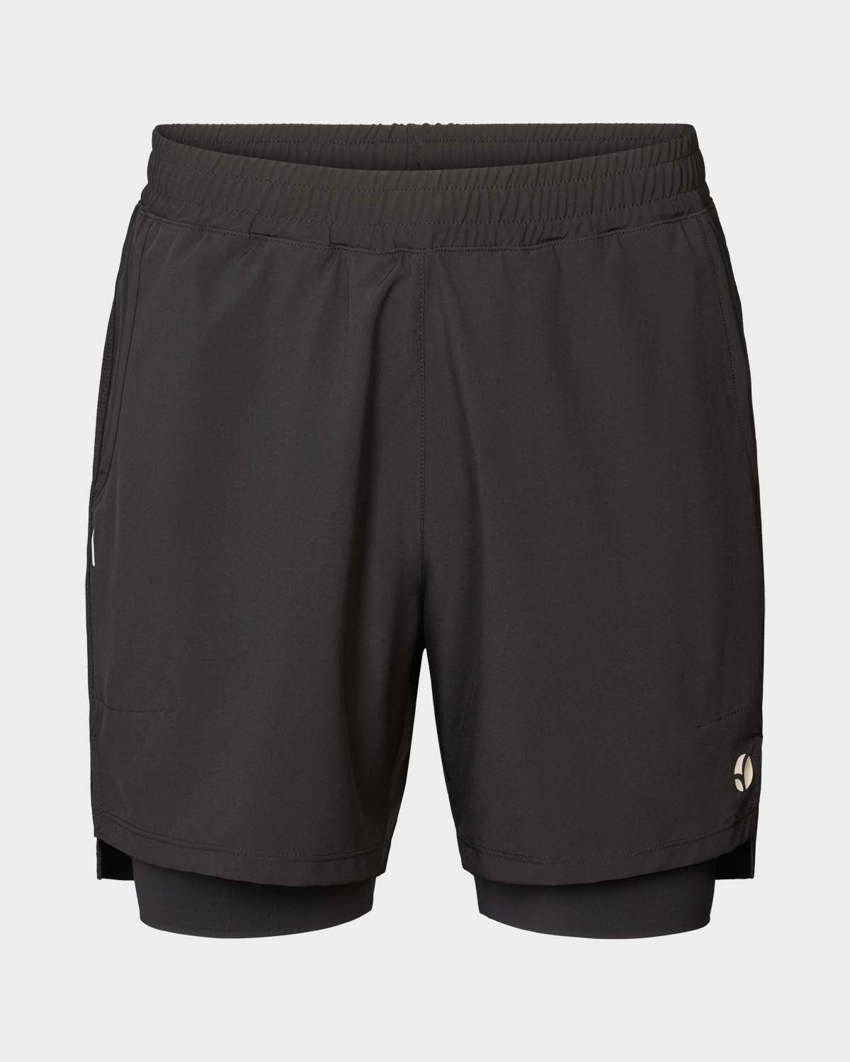 Padel Shorts Light, Andreu - 2 in 1 - Black