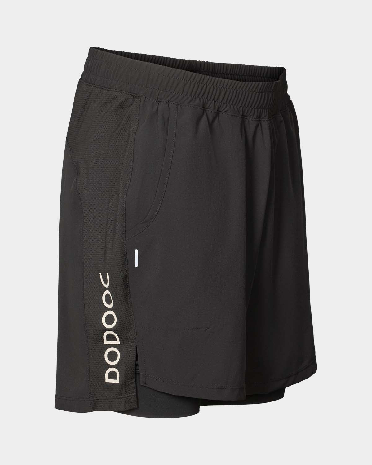 Padel Shorts Light, Andreu - 2 in 1 - Black