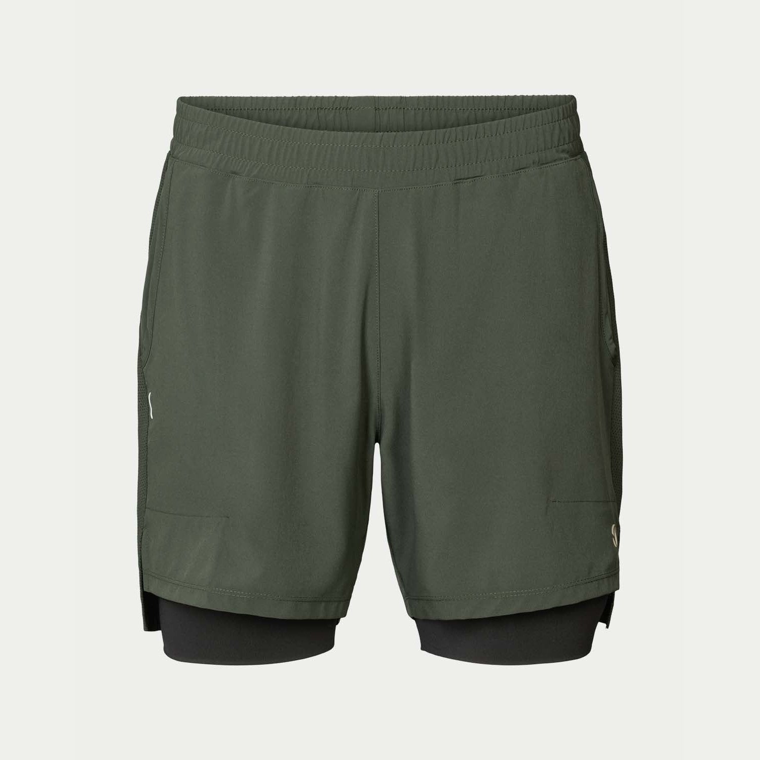 Padel Shorts Light, Andreu - 2 in 1 - Cypress Green