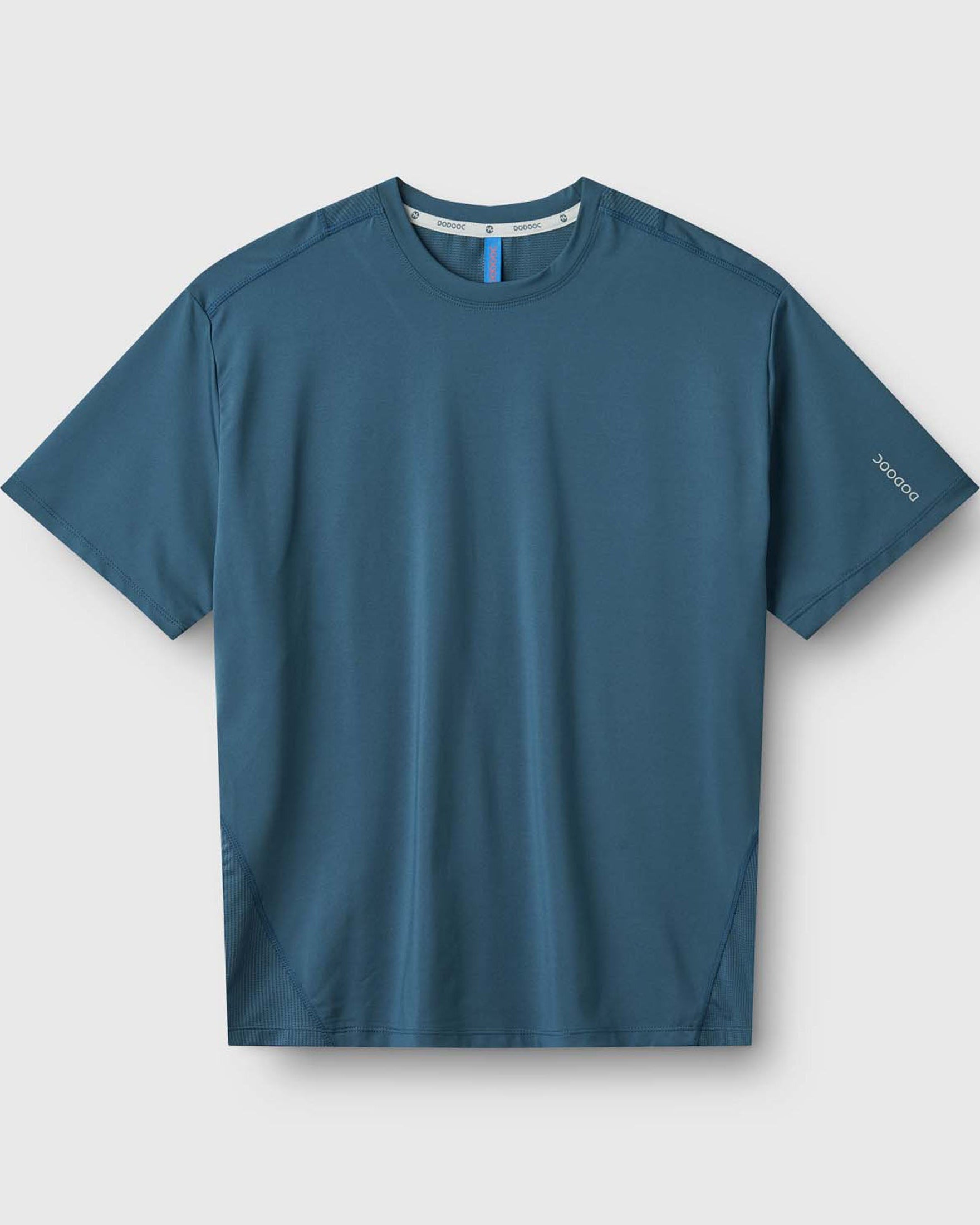 UNISEX Padel T-shirt SHORT, Leon Q-dry - Petrol