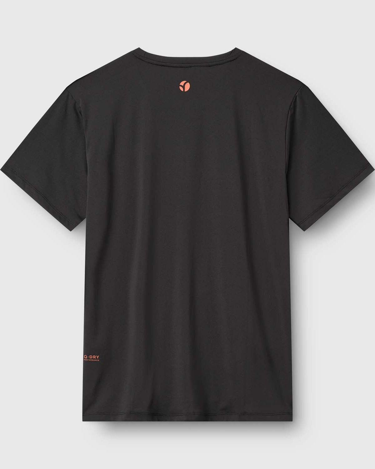 UNISEX Padel T-shirt SHORT, Teo Q-dry - Black