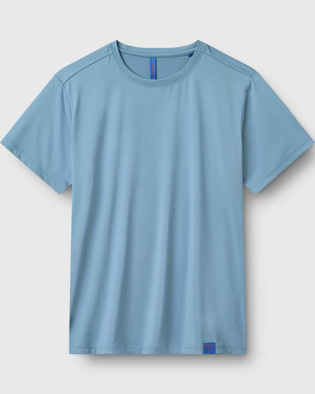 UNISEX Padel T-shirt SHORT, Teo Q-dry - Alaska Blue