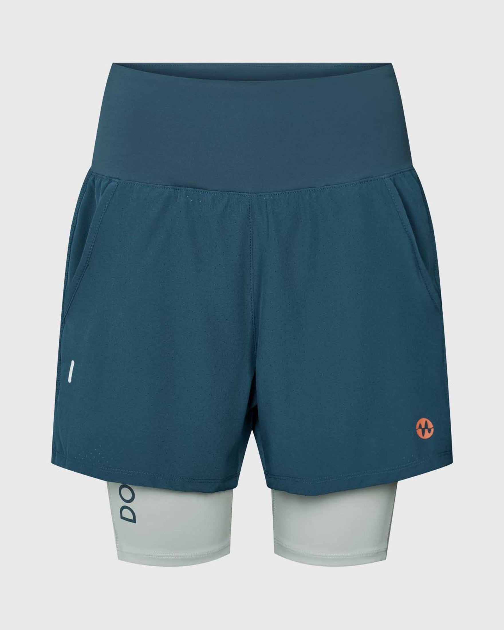 Padel Shorts 2 in 1, Malaga - Petrol