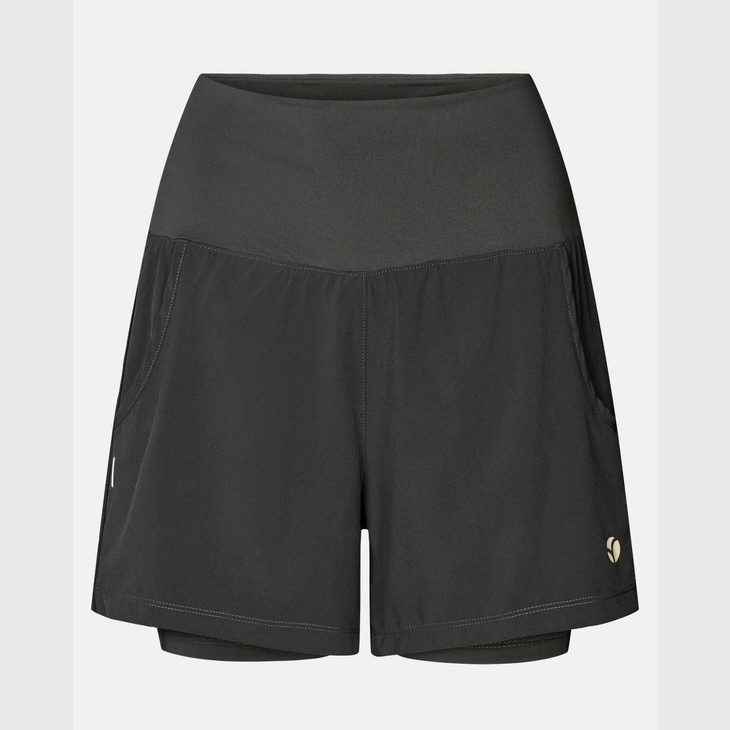 Padel Shorts Light 2 in 1, Malena - Black