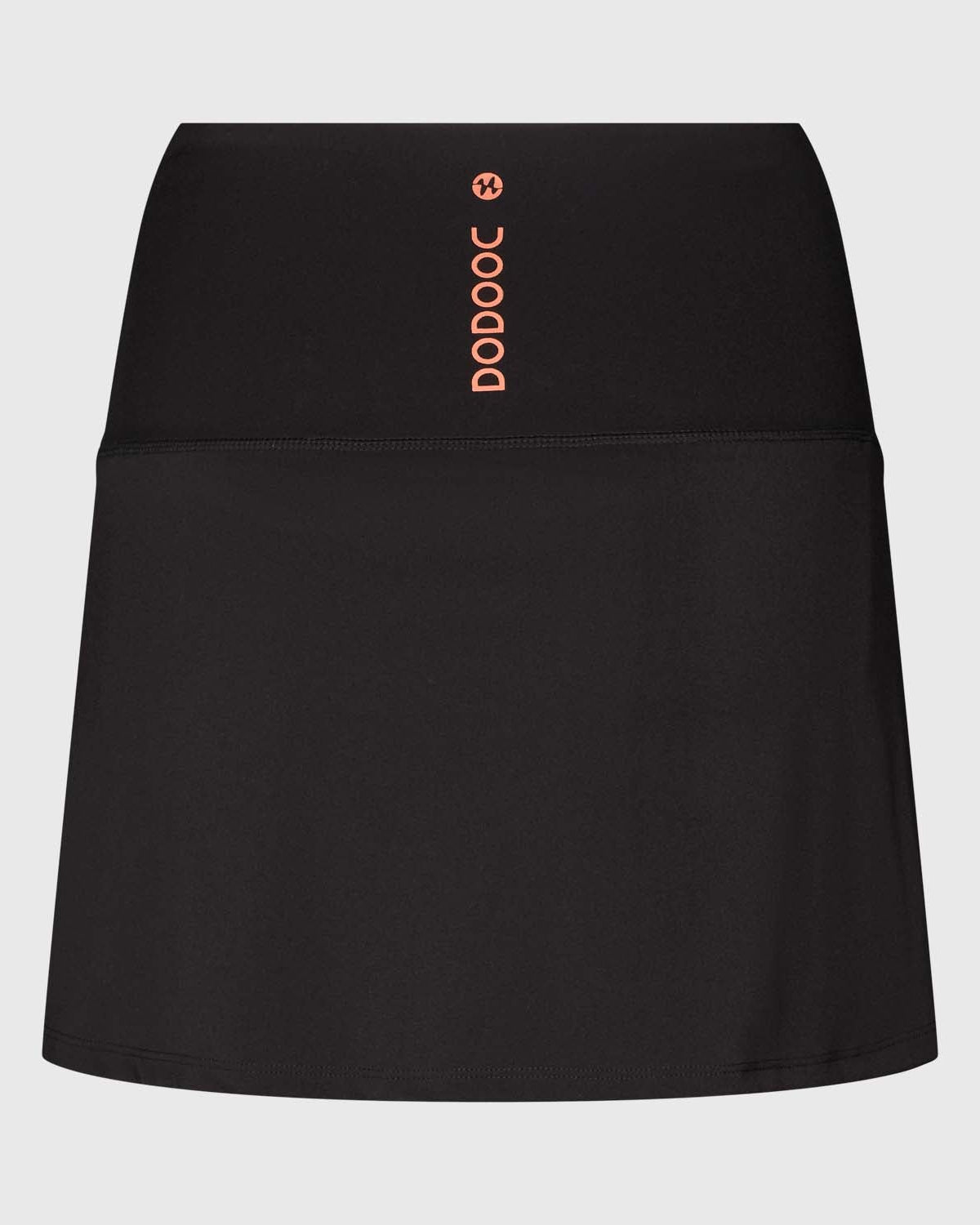Padel Skirt 2 in 1, Shape, Mira Short - Black
