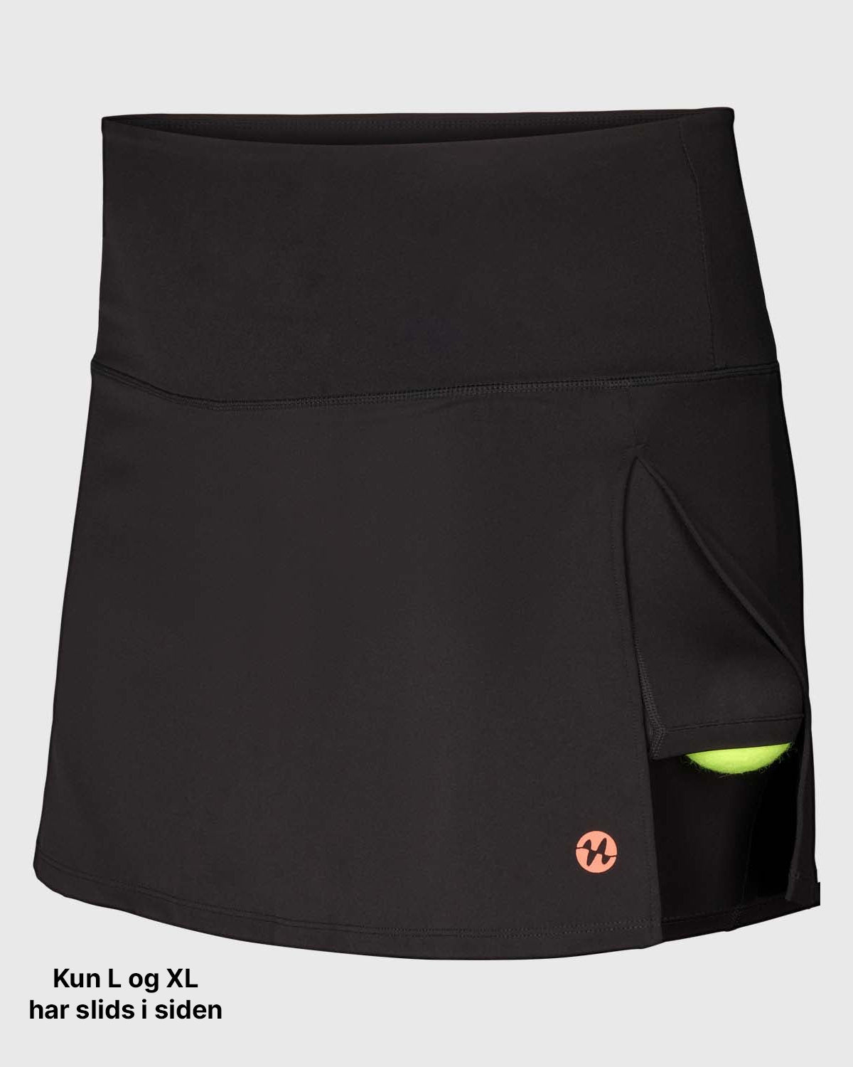 Padel Skirt 2 in 1, Shape, Mira Short - Black