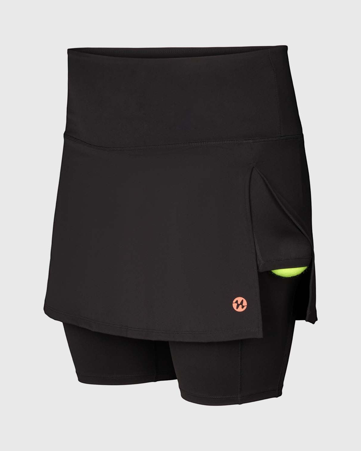 Padel Skirt 2 in 1, Mira - Black