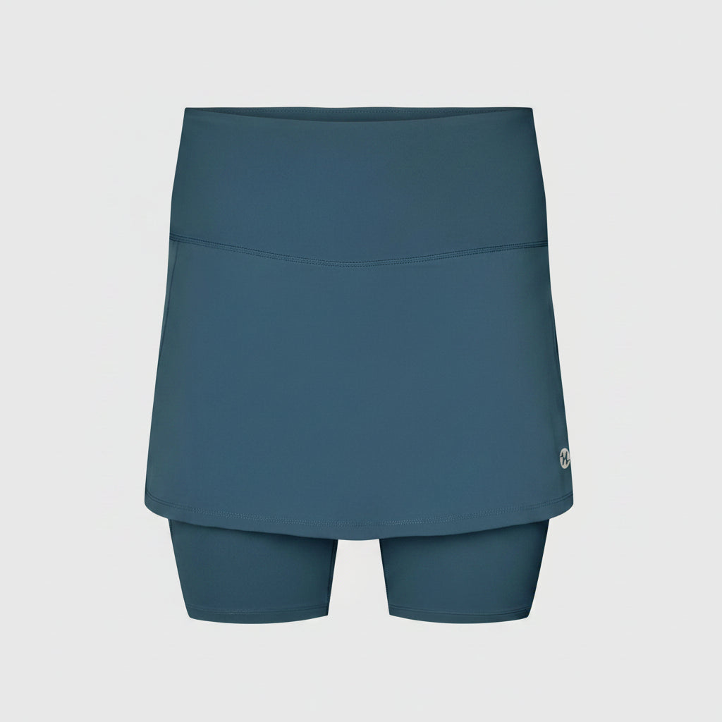 Padel Skirt 2 in 1, Shape, Mira - Petrol