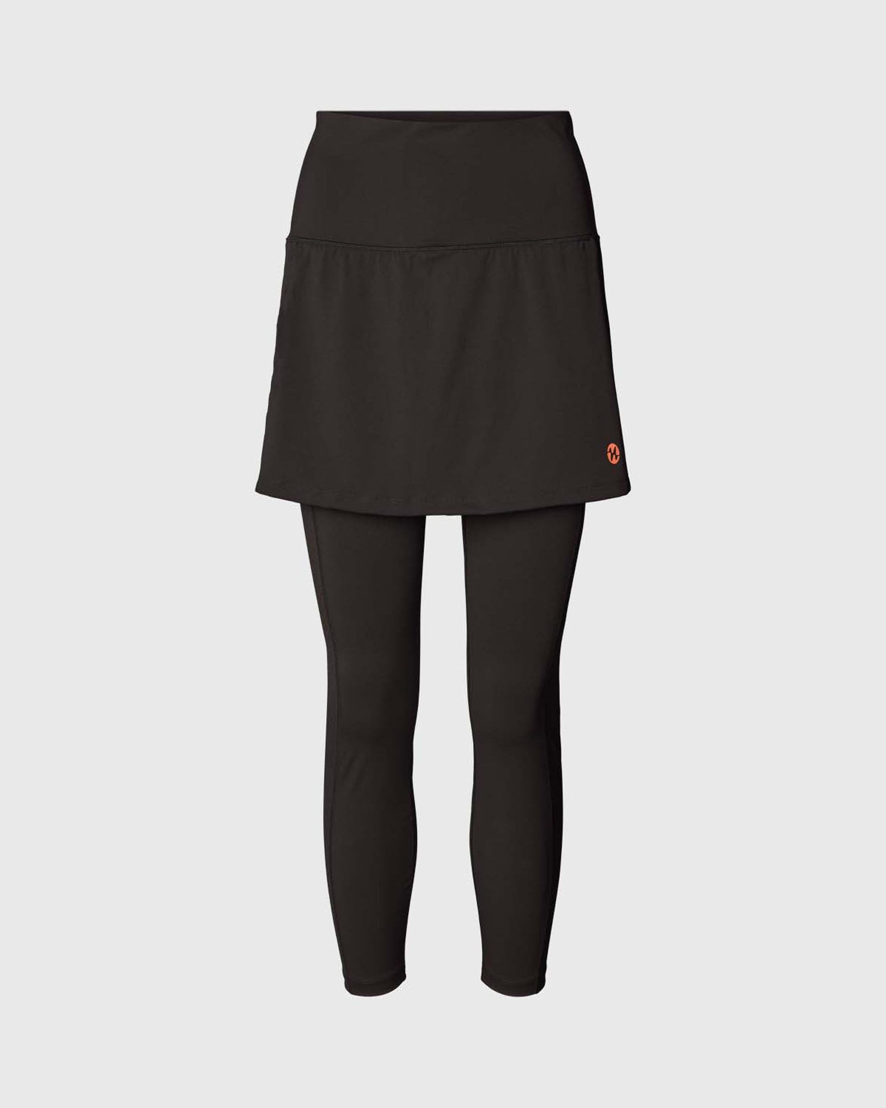Padel Skirt Long, Granada 2 in 1 - Black
