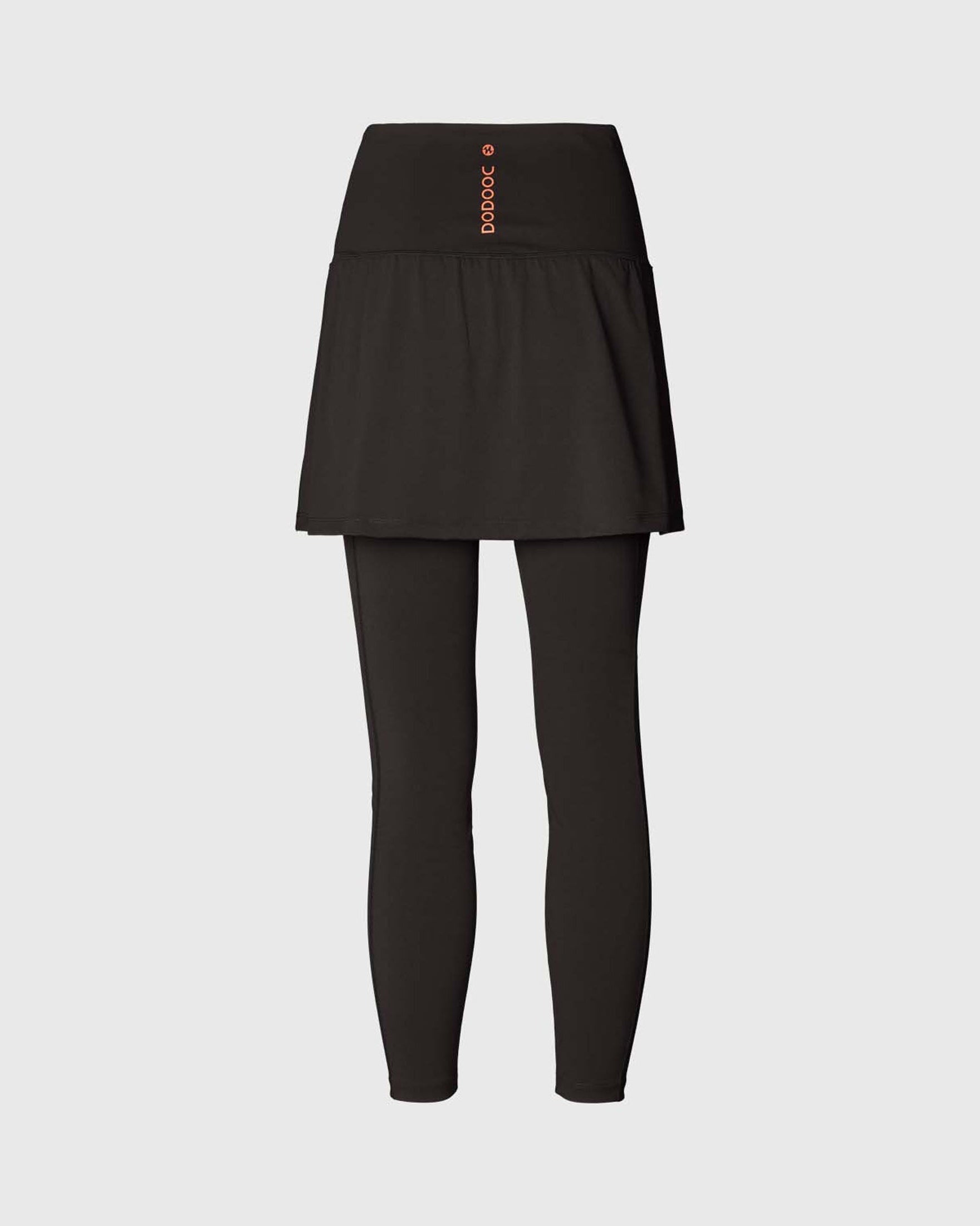 Padel Skirt Long, Granada 2 in 1 - Black