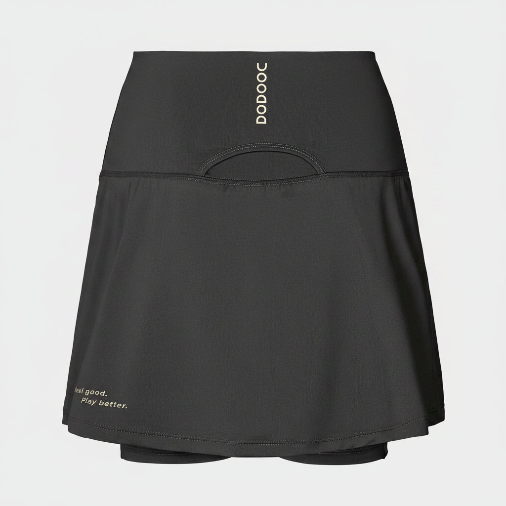 Padel Skirt Light 2 in 1, Lucia - Black