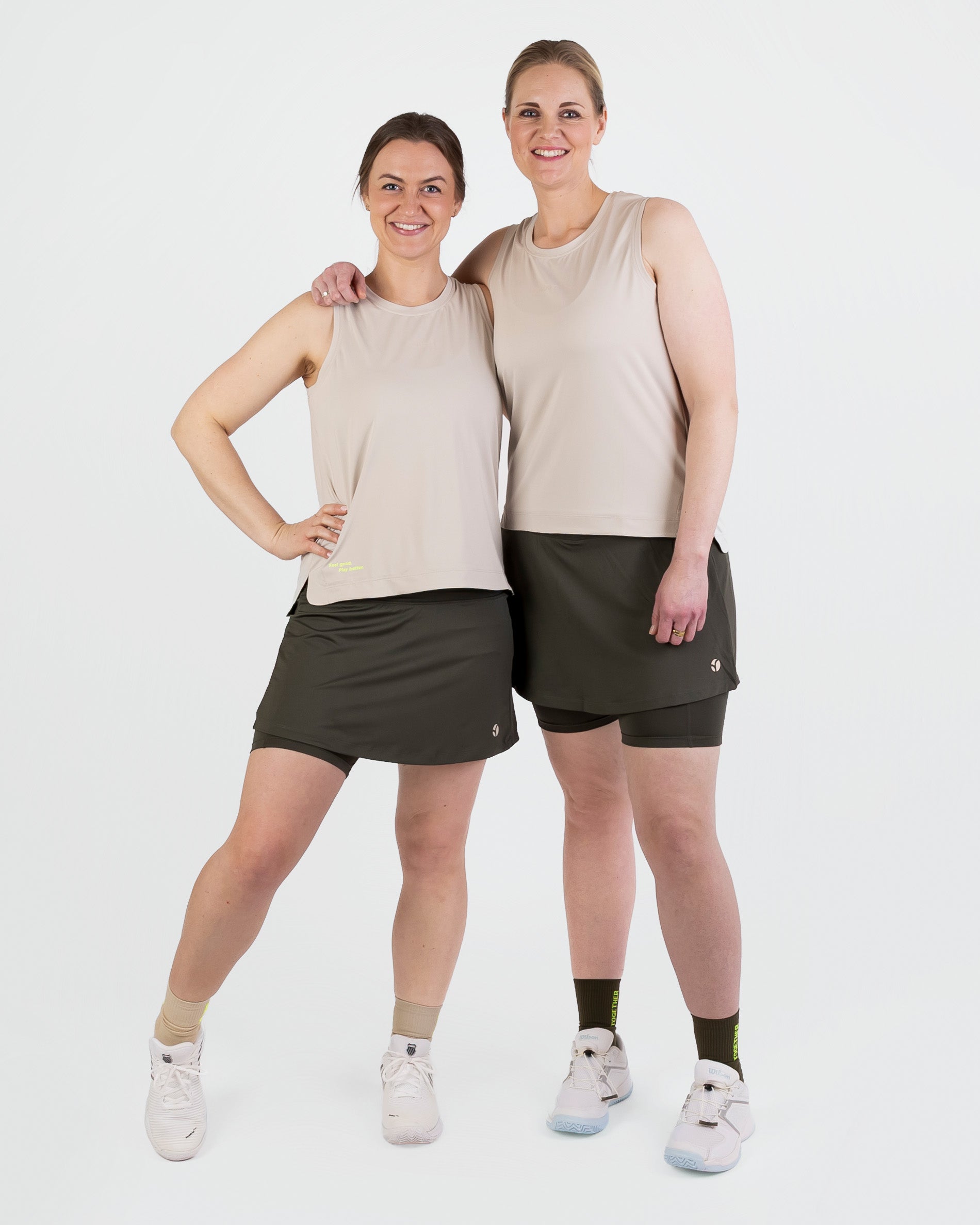 Padel Tank Top , Altea Q-dry - Chalk