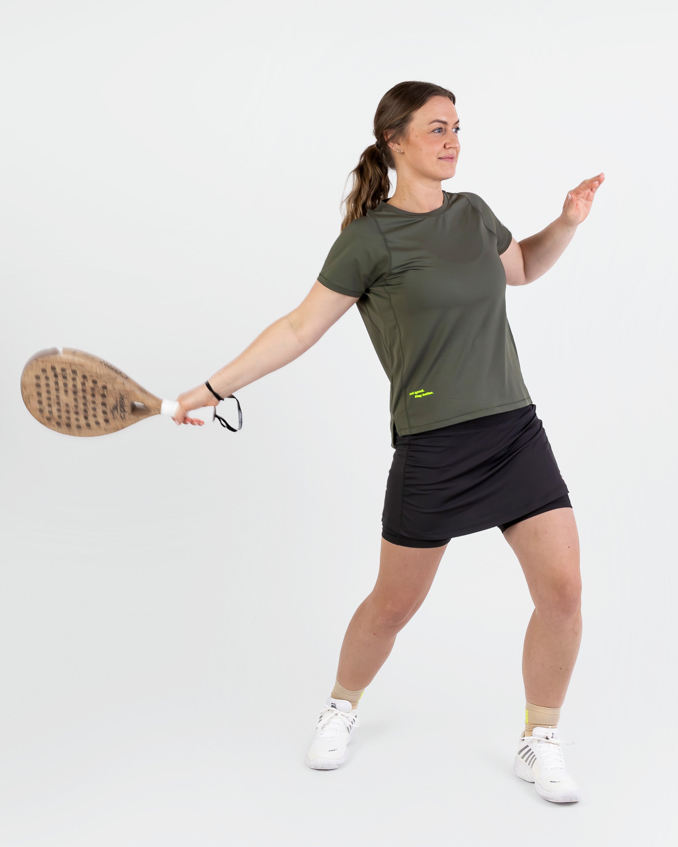 Padel Skirt Light 2 in 1, Lucia - Black