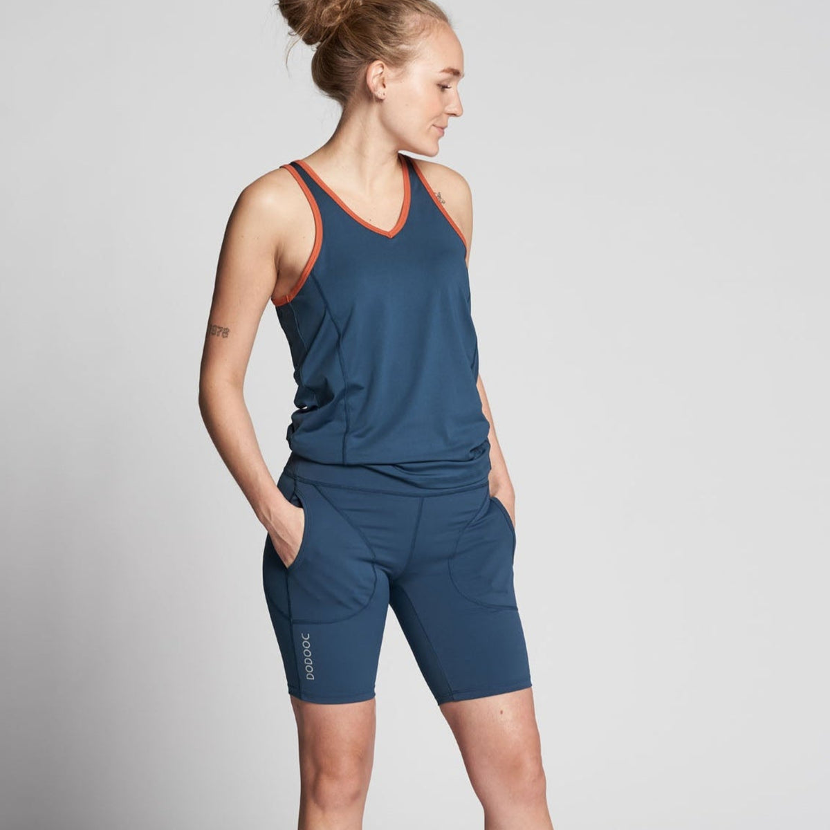 Padel Shaping Shorts, Lopez - Petrol
