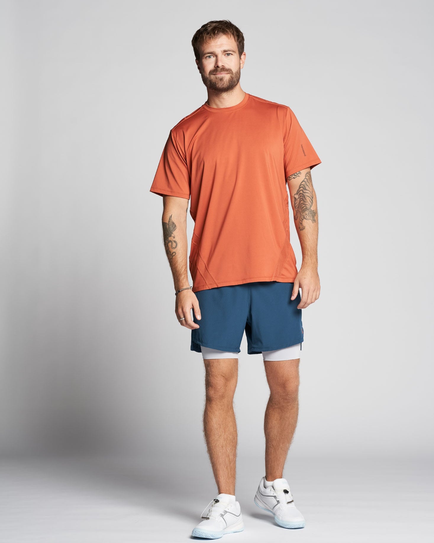 Padel T-shirt, Sanchez Q-dry - Maple
