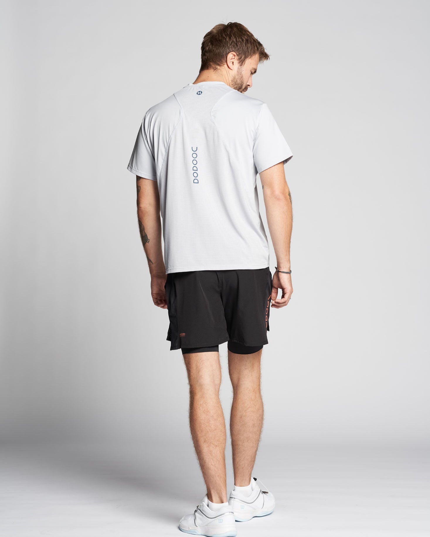 Padel T-shirt, Sanchez Q-dry - White
