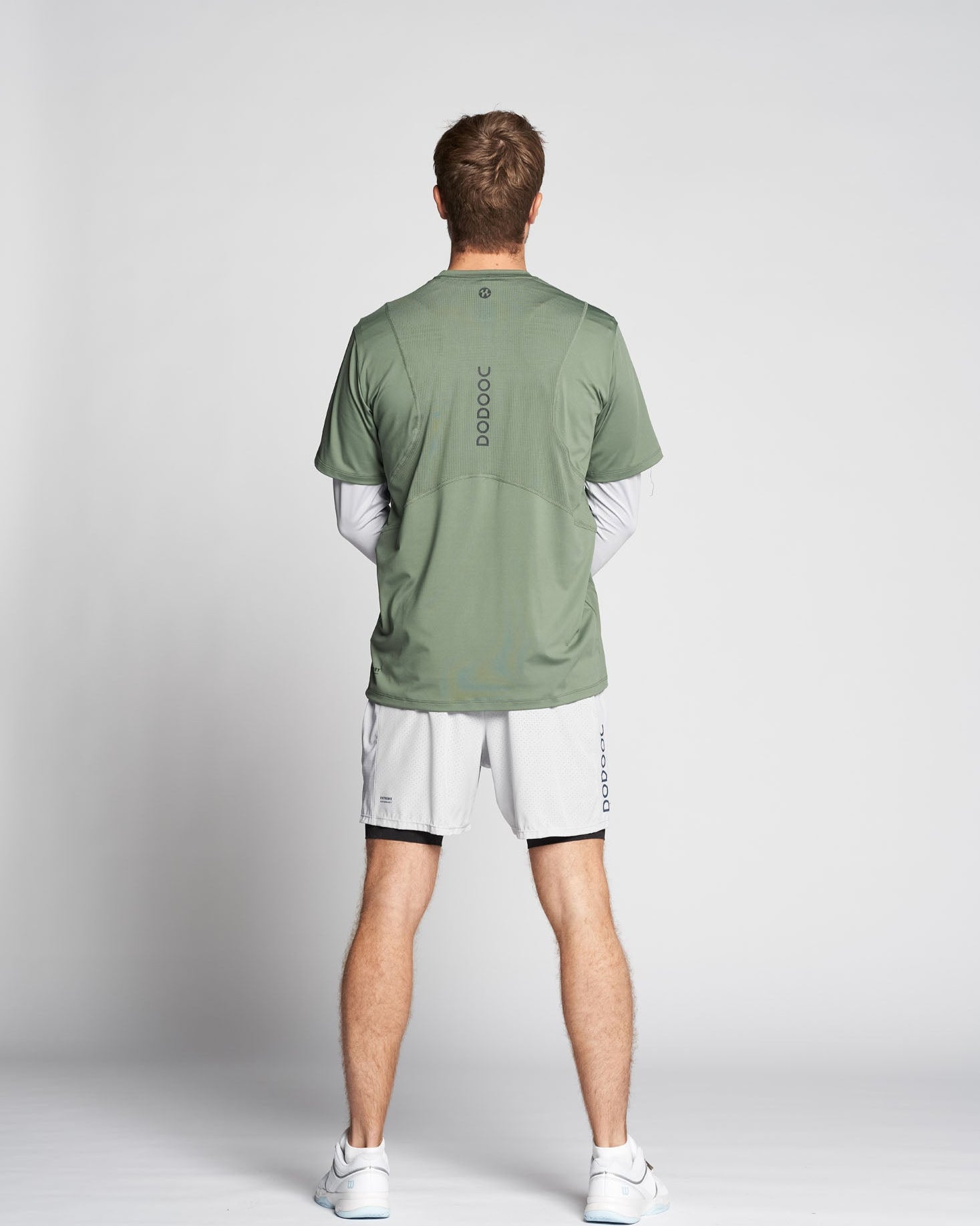 Padel T-shirt, Sanchez Q-dry - Pinegreen
