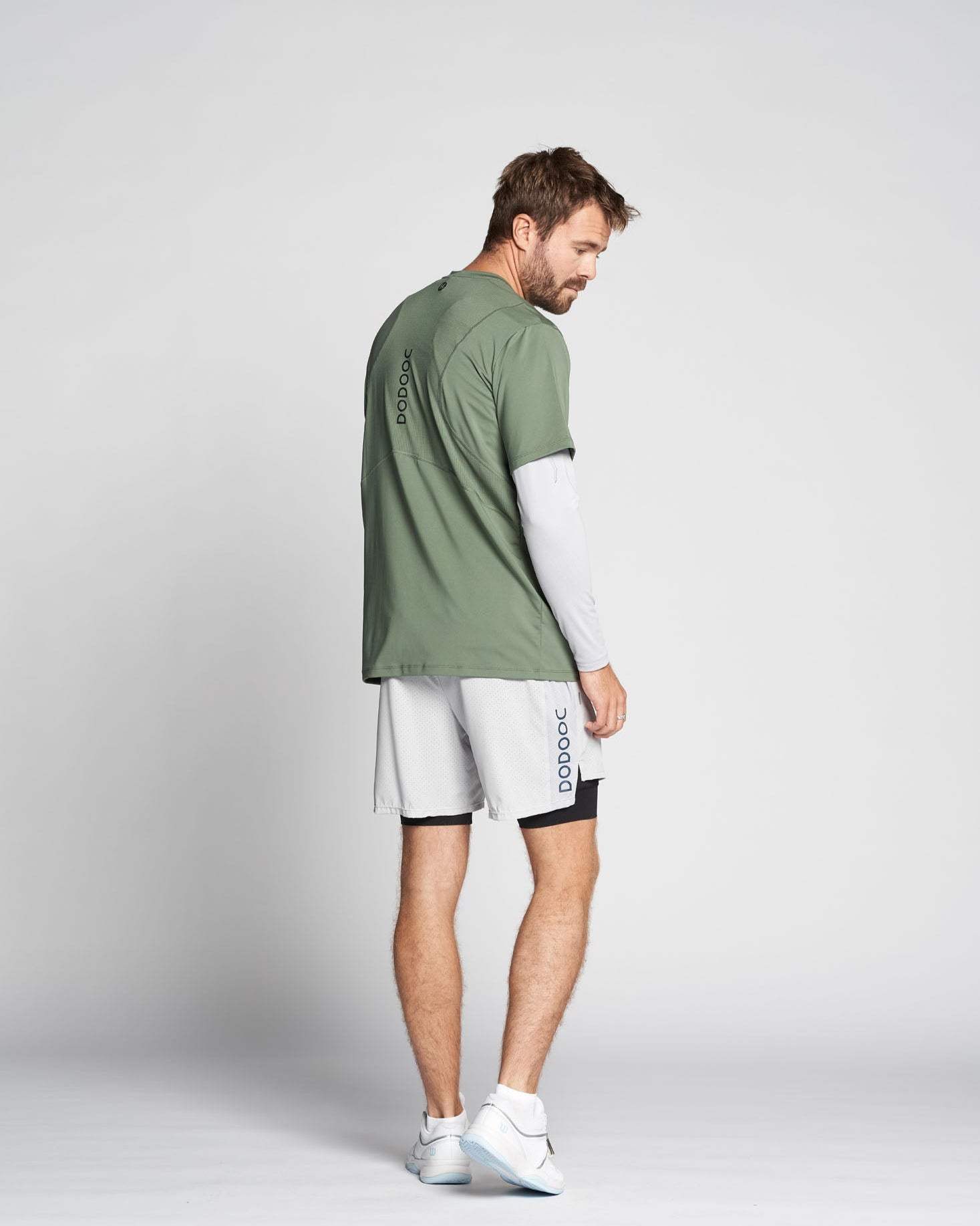 Padel T-shirt, Sanchez Q-dry - Pinegreen