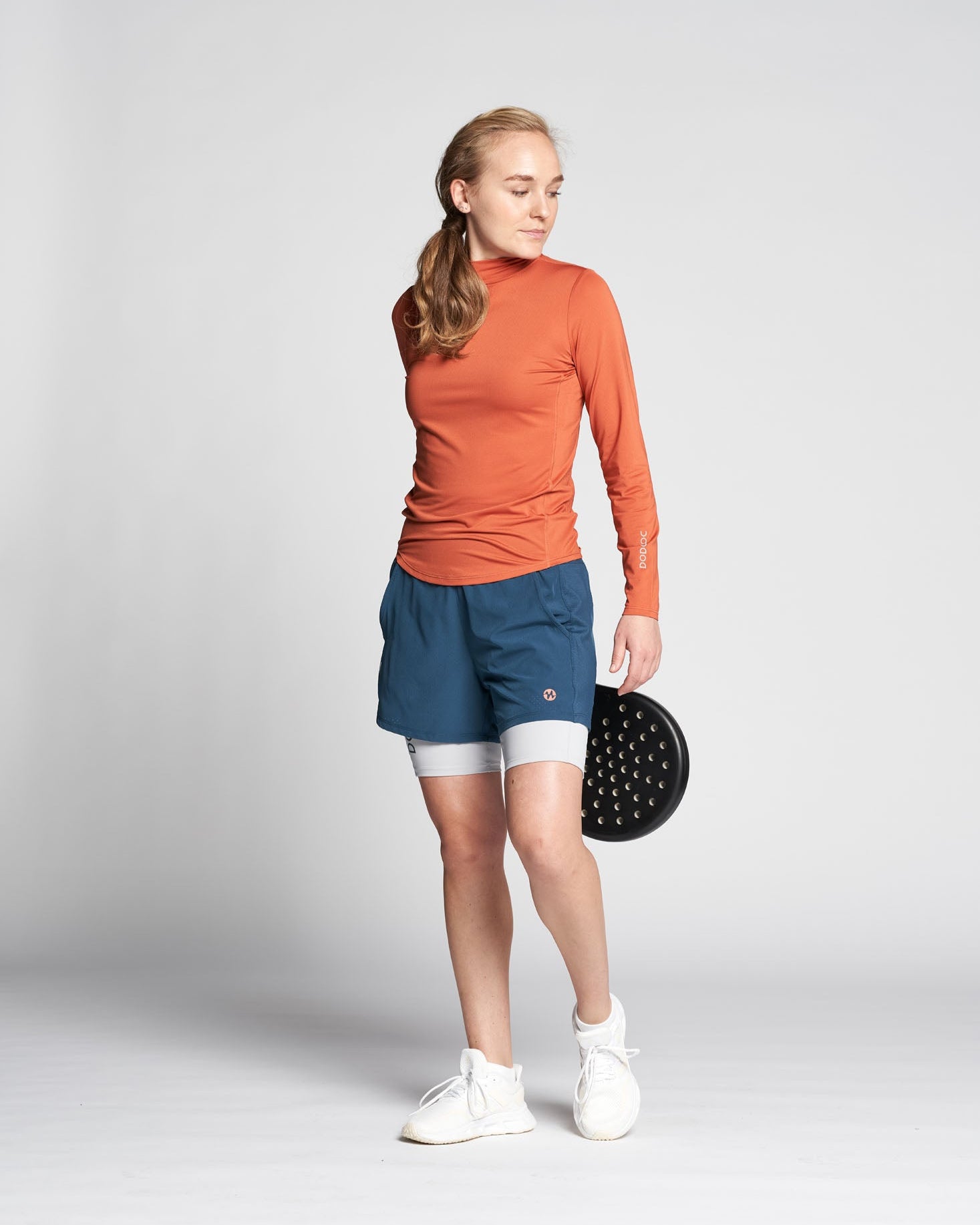 Padel overdel langærmet, Lugo Soft Baselayer - Maple - OBS lille i størrelsen