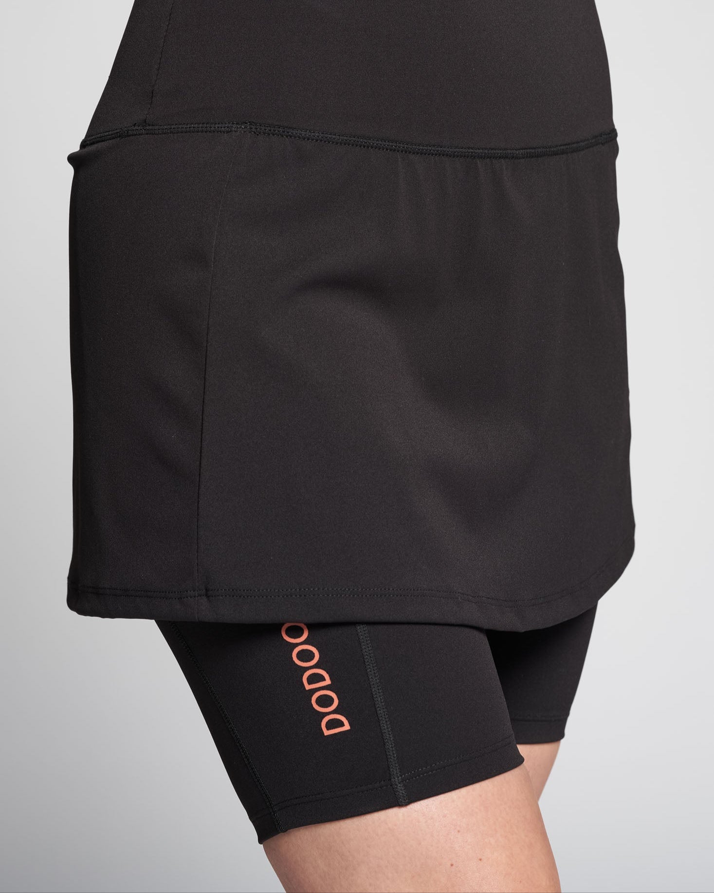 Padel Skirt 2 in 1, Mira - Black