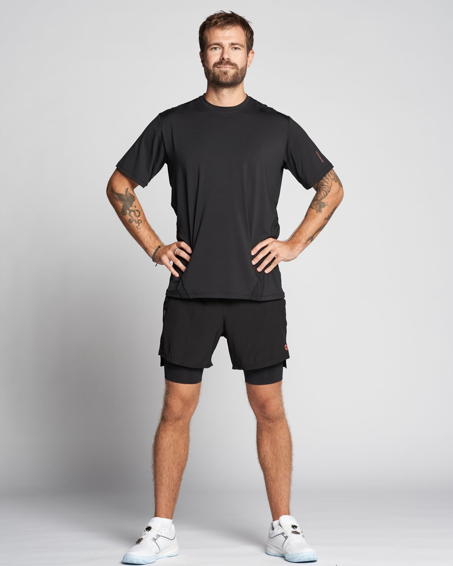 Padel T-shirt, Sanchez Q-dry - Black