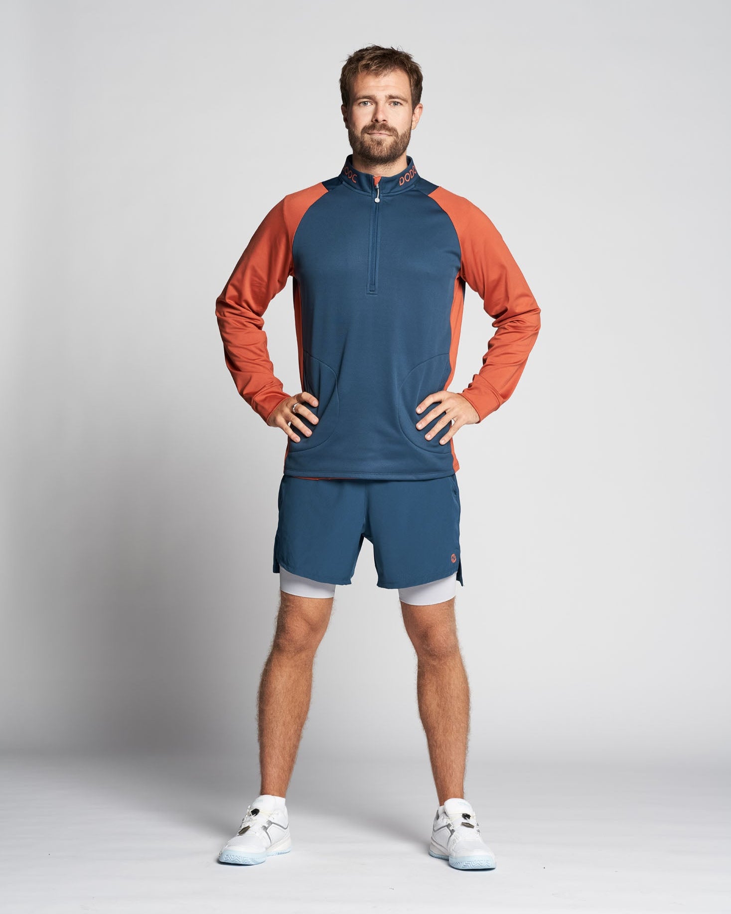 Padel Shorts, Garcia 2 in 1 - Petrol - OBS lille i størrelsen