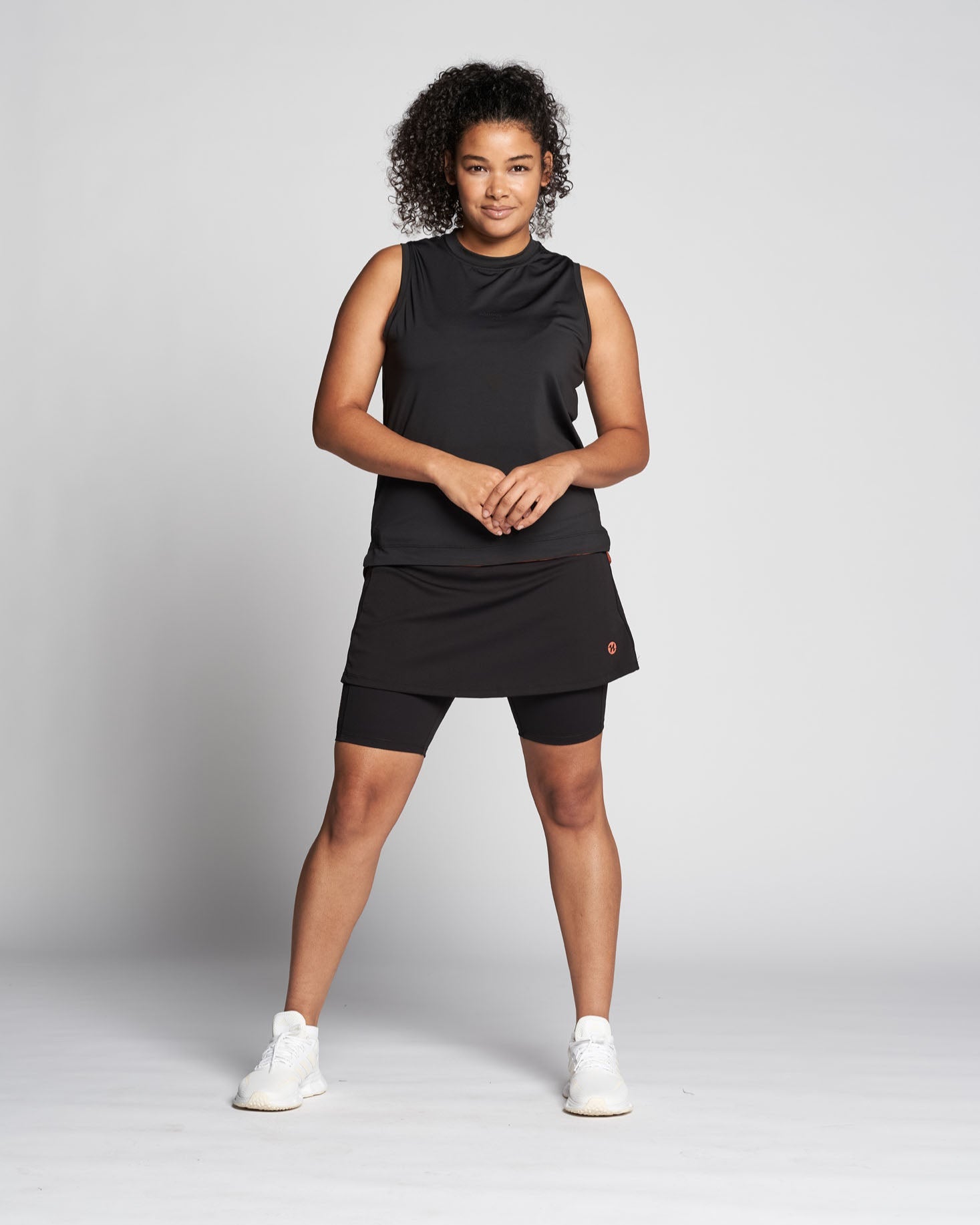 Padel Skirt 2 in 1, Shape, Mira - Black