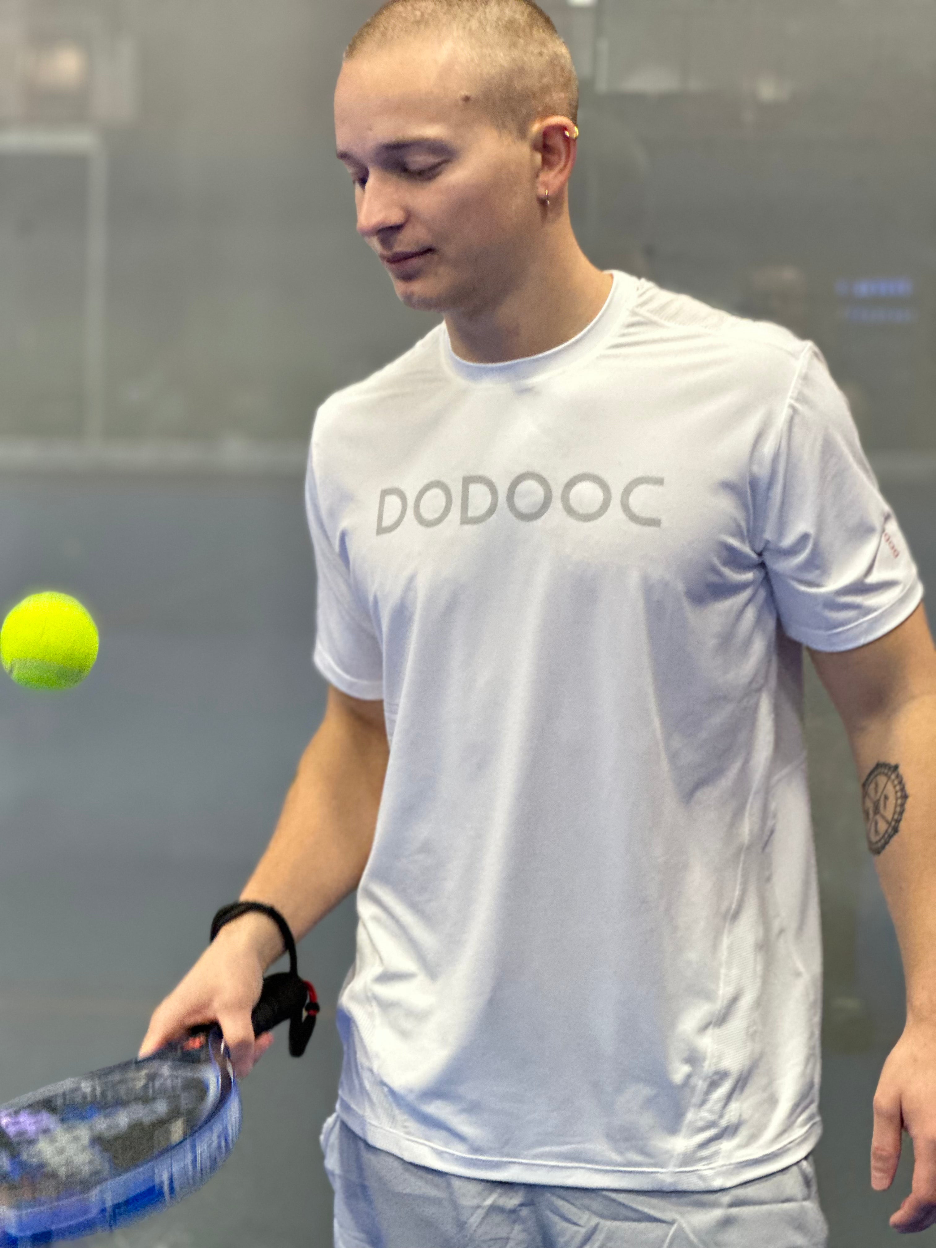 Padel T-shirt, Sanchez Q-dry - White - SPECIEL EDITION