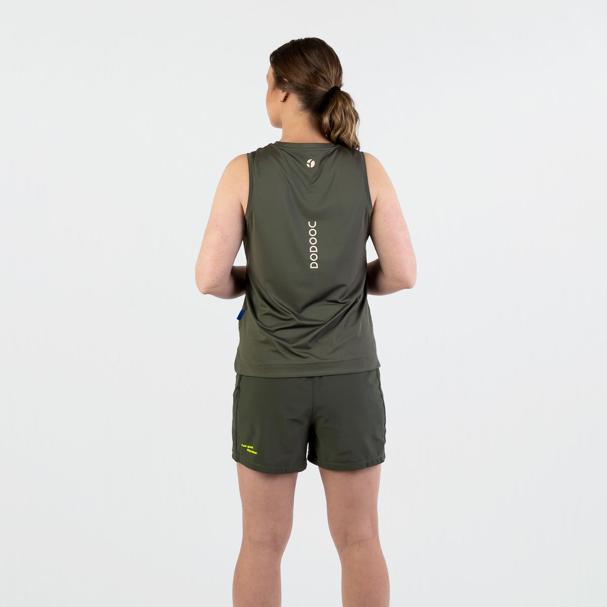 Padel Shorts Light 2 in 1, Malena - Cypress Green
