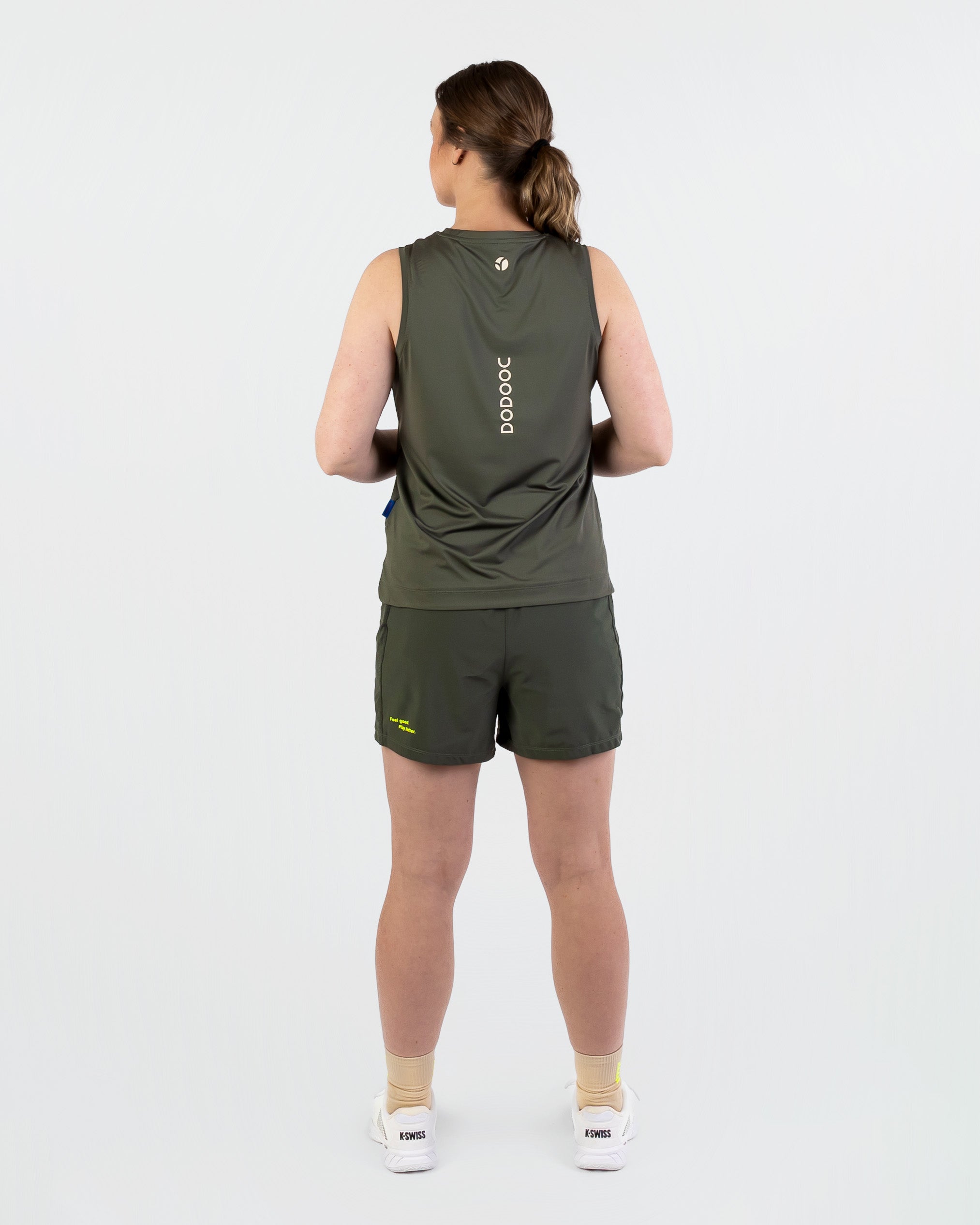 Padel Shorts Light 2 in 1, Malena - Cypress Green