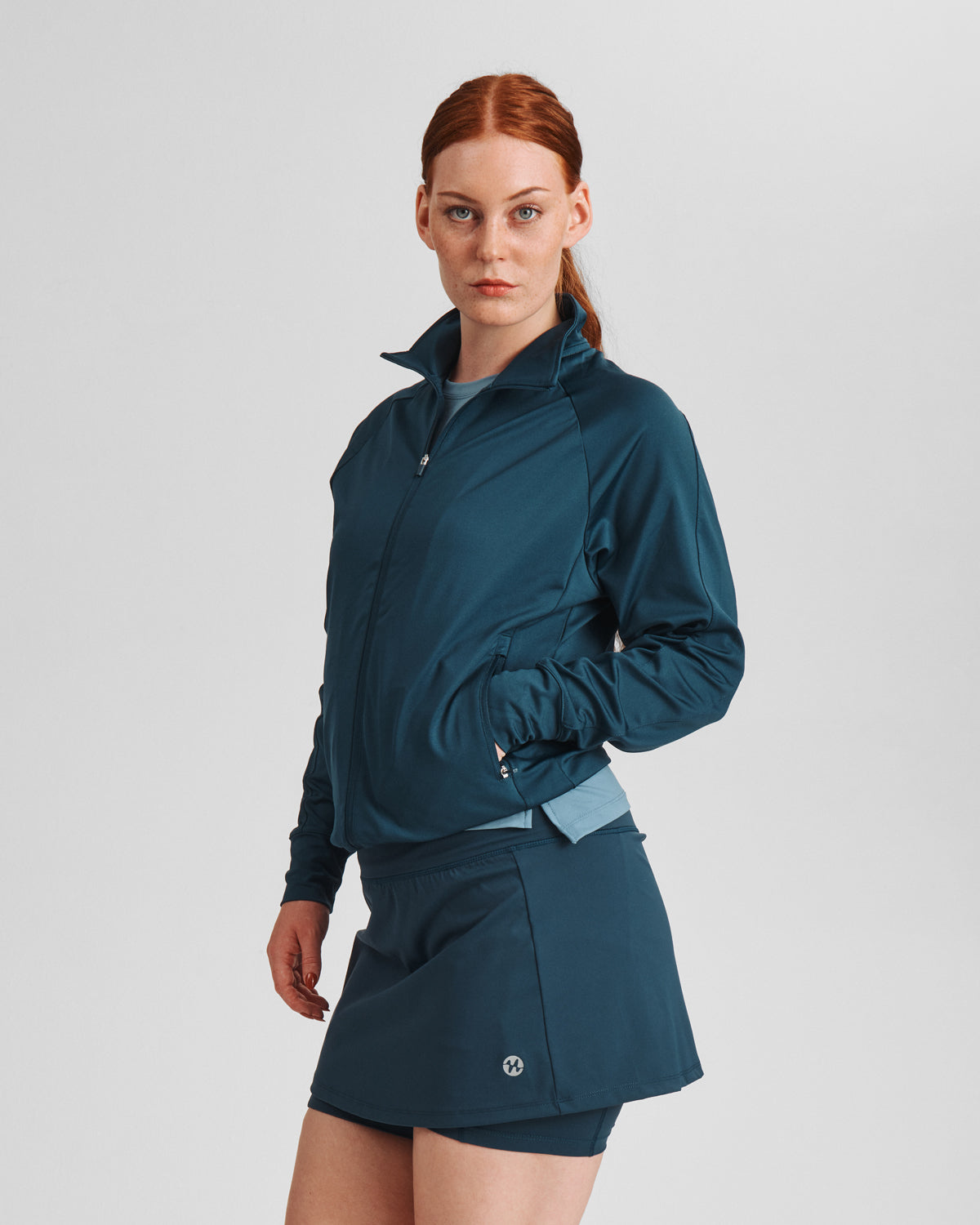 UNISEX Padel Fleece, Tiago jacket - Petrol
