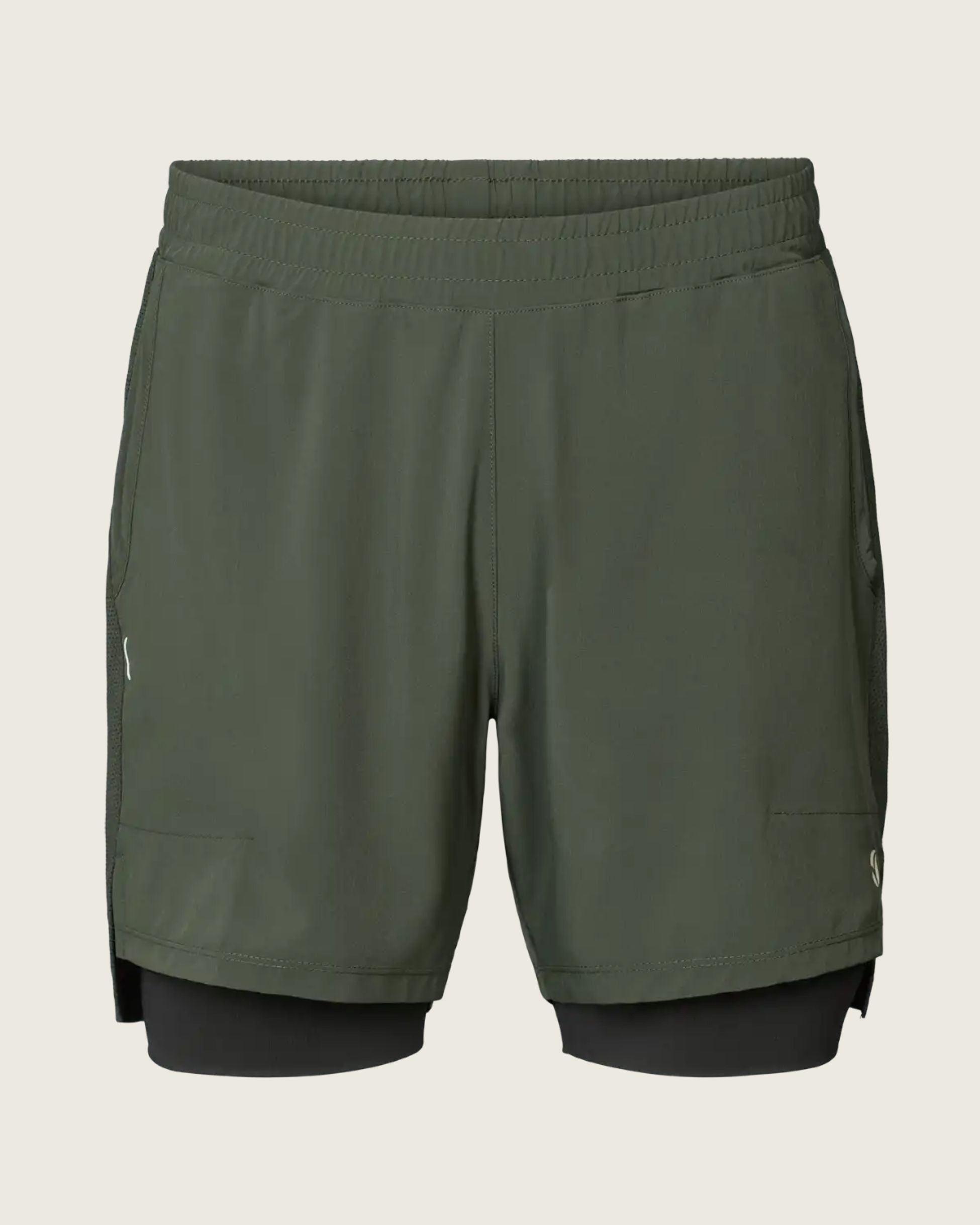 Padel Shorts Light, Andreu - 2 in 1 - Cypress Green