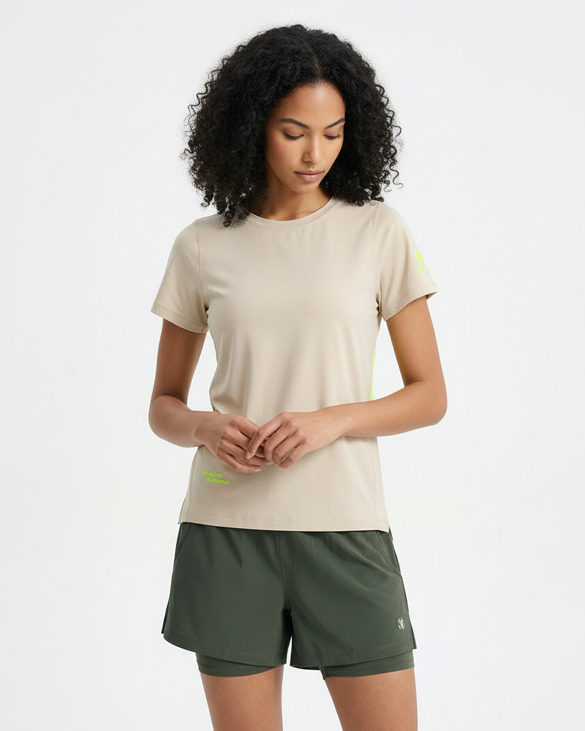 Padel Shorts Light 2 in 1, Malena - Cypress Green