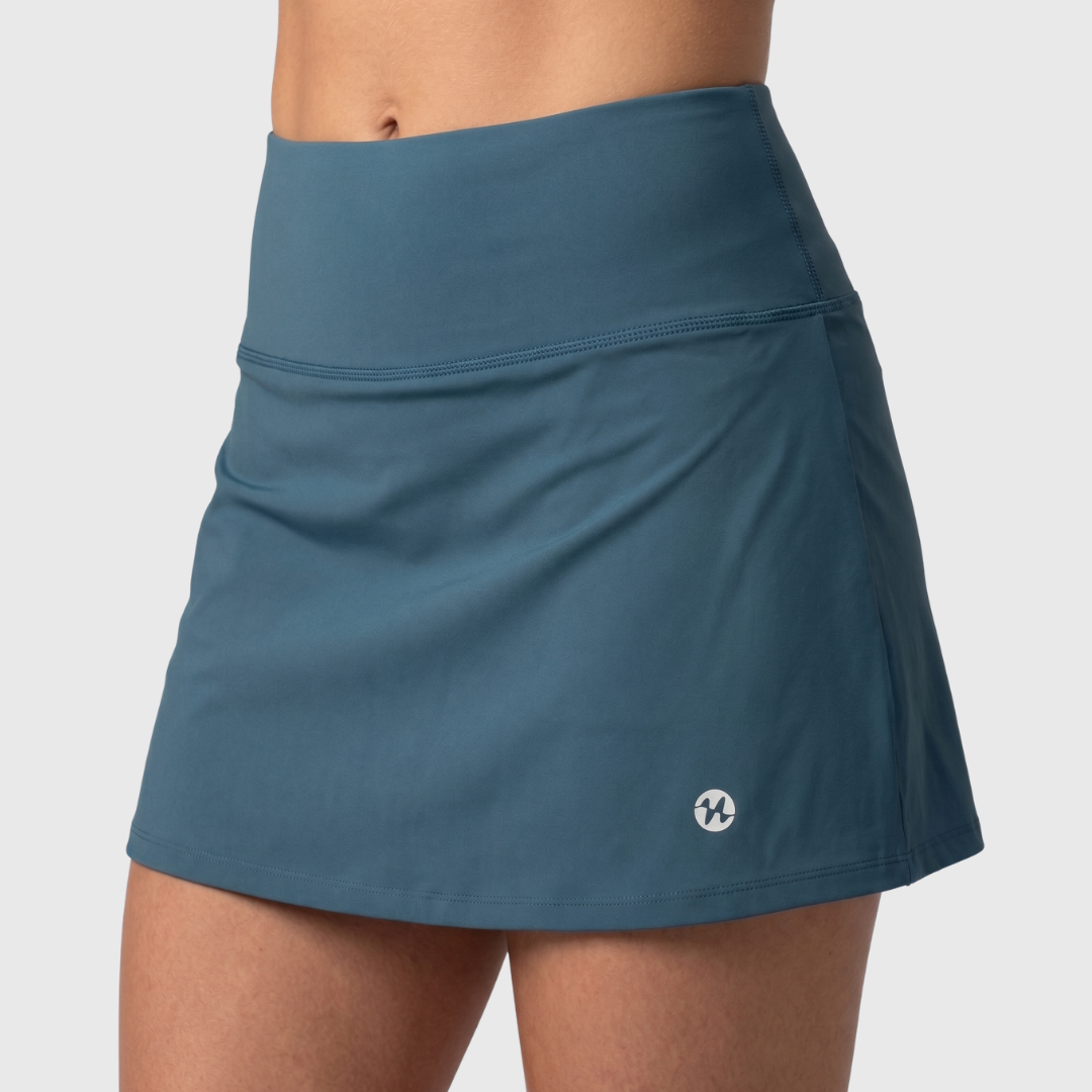 Padel Skirt 2 in 1, Shape, Mira Short - Petrol