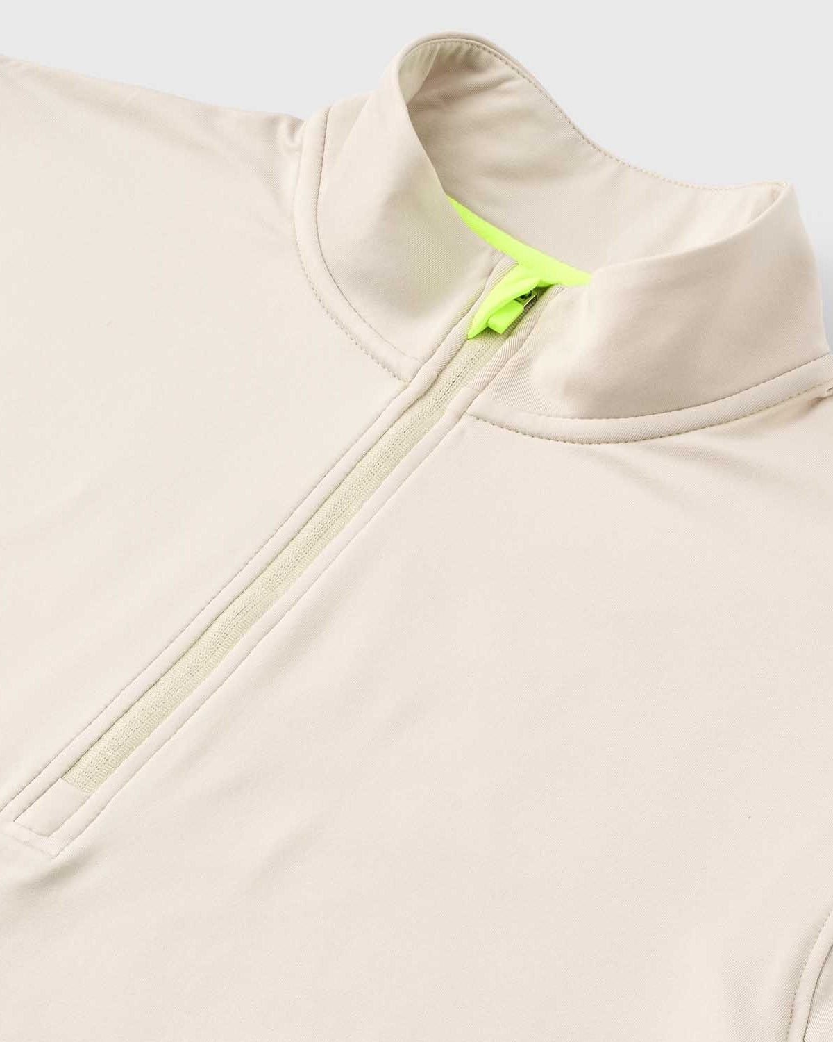 Padeltrøje Soft, Maio - half zip- Chalk