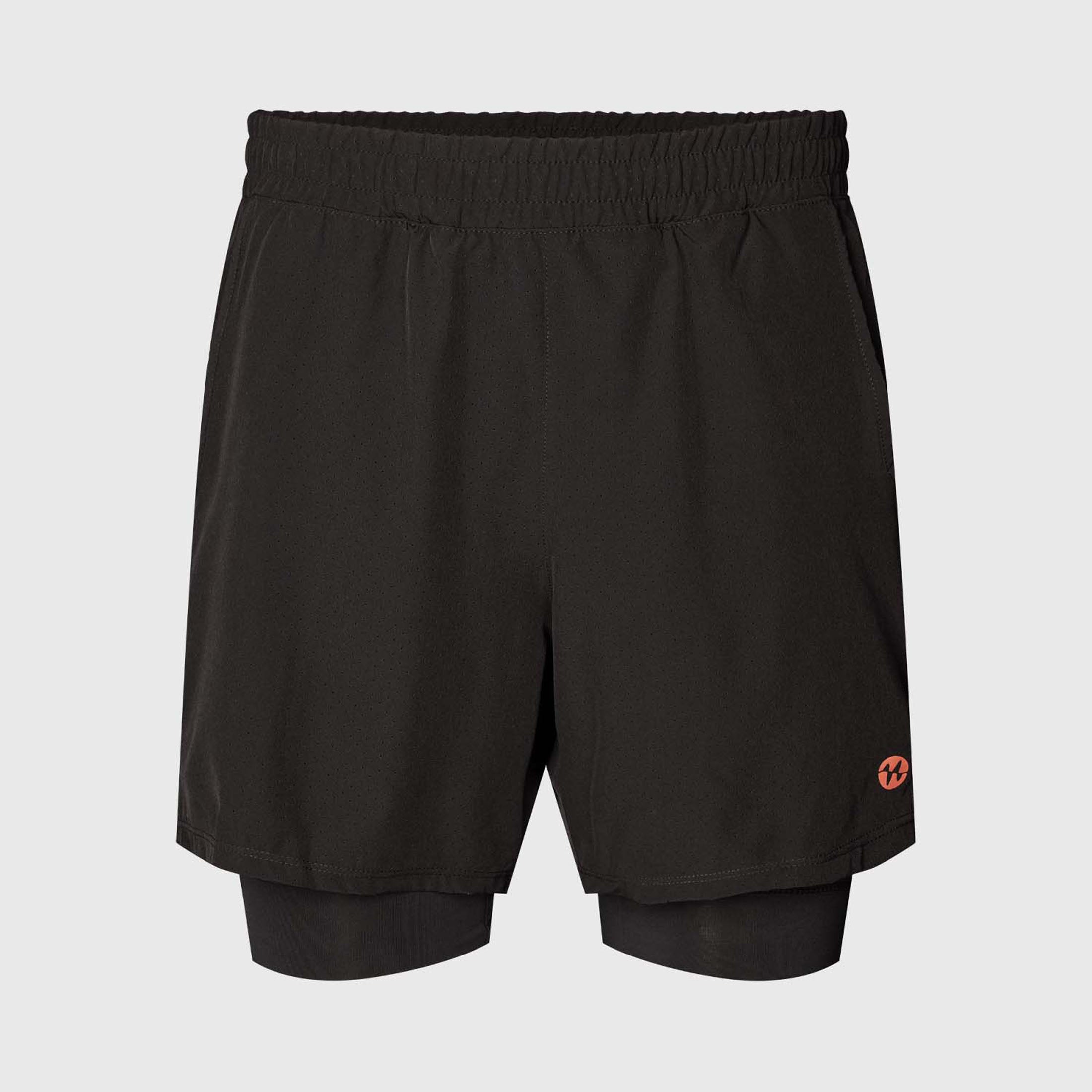 Padel Shorts, Garcia 2 in 1 - Black