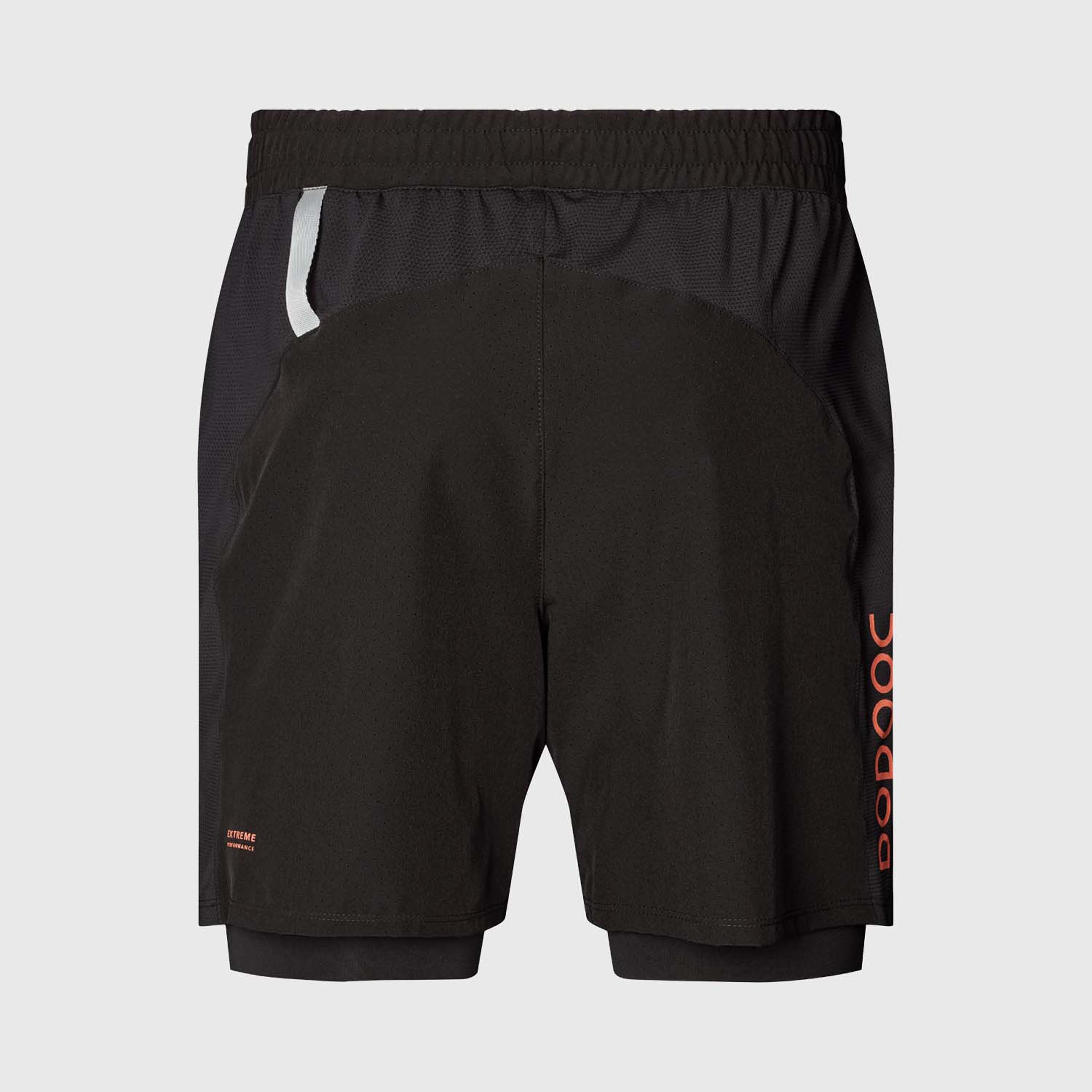 Padel Shorts, Garcia 2 in 1 - Black