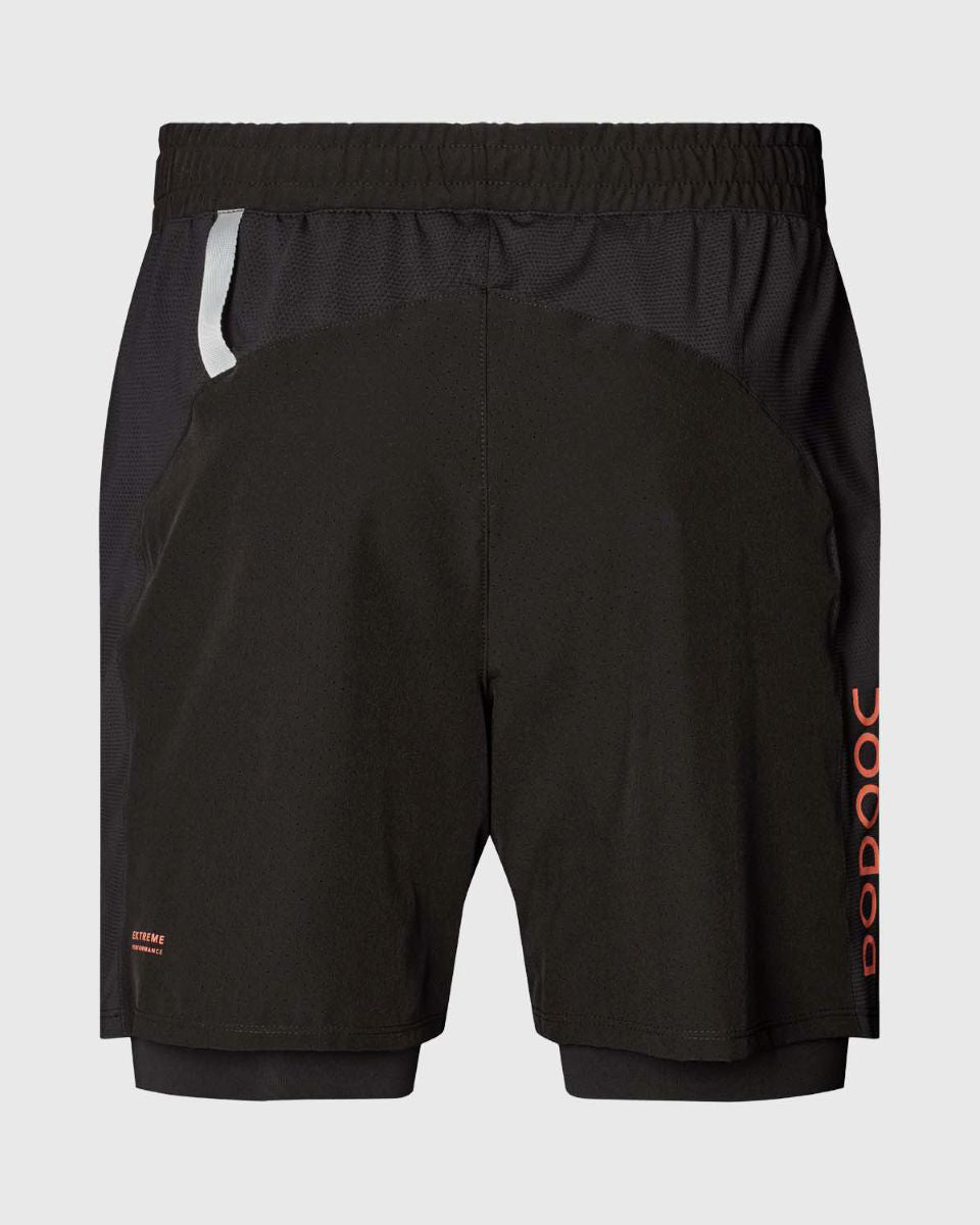 Padel Shorts, Garcia 2 in 1 - Black - OBS lille i størrelsen