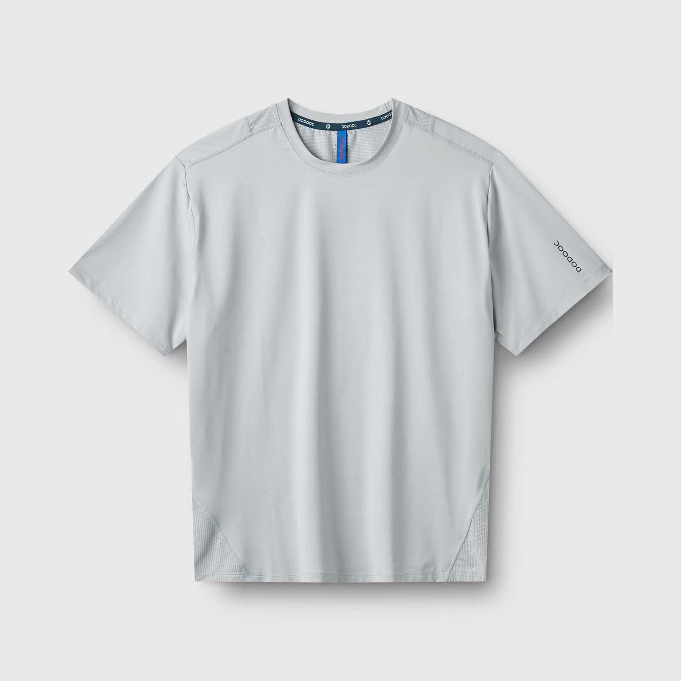 Padel T-shirt SHORT, Leon Q-dry - Grey