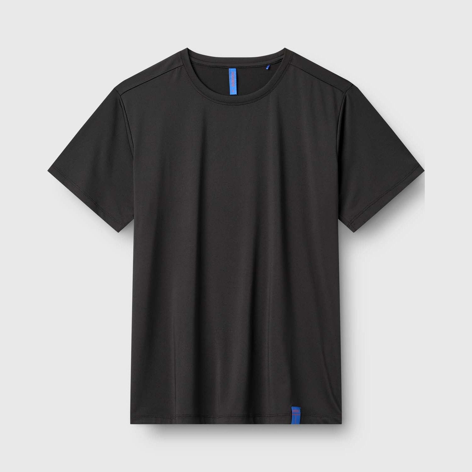 Padel T-shirt SHORT, Teo Q-dry - Black