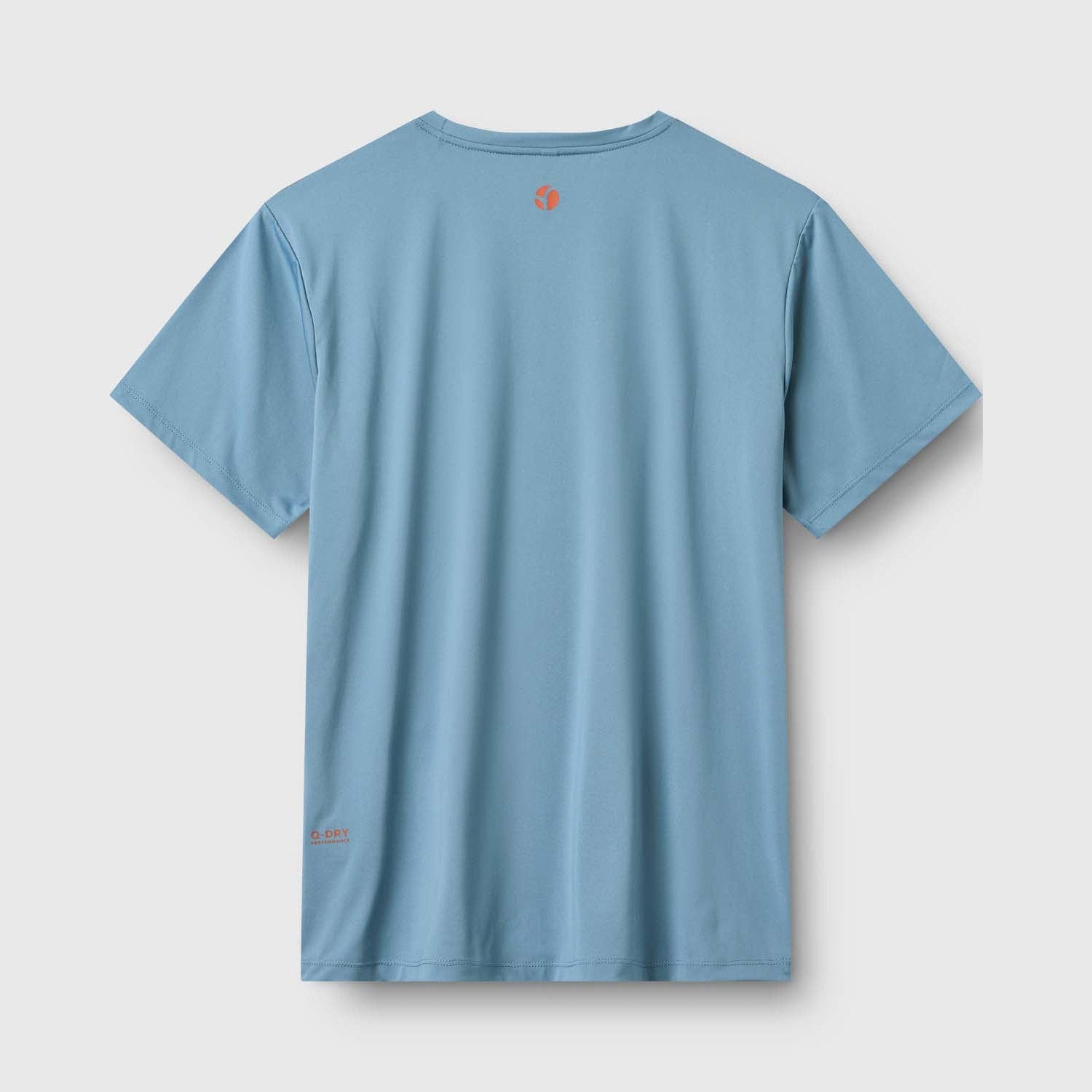 Padel T-shirt SHORT, Teo Q-dry - Alaska Blue