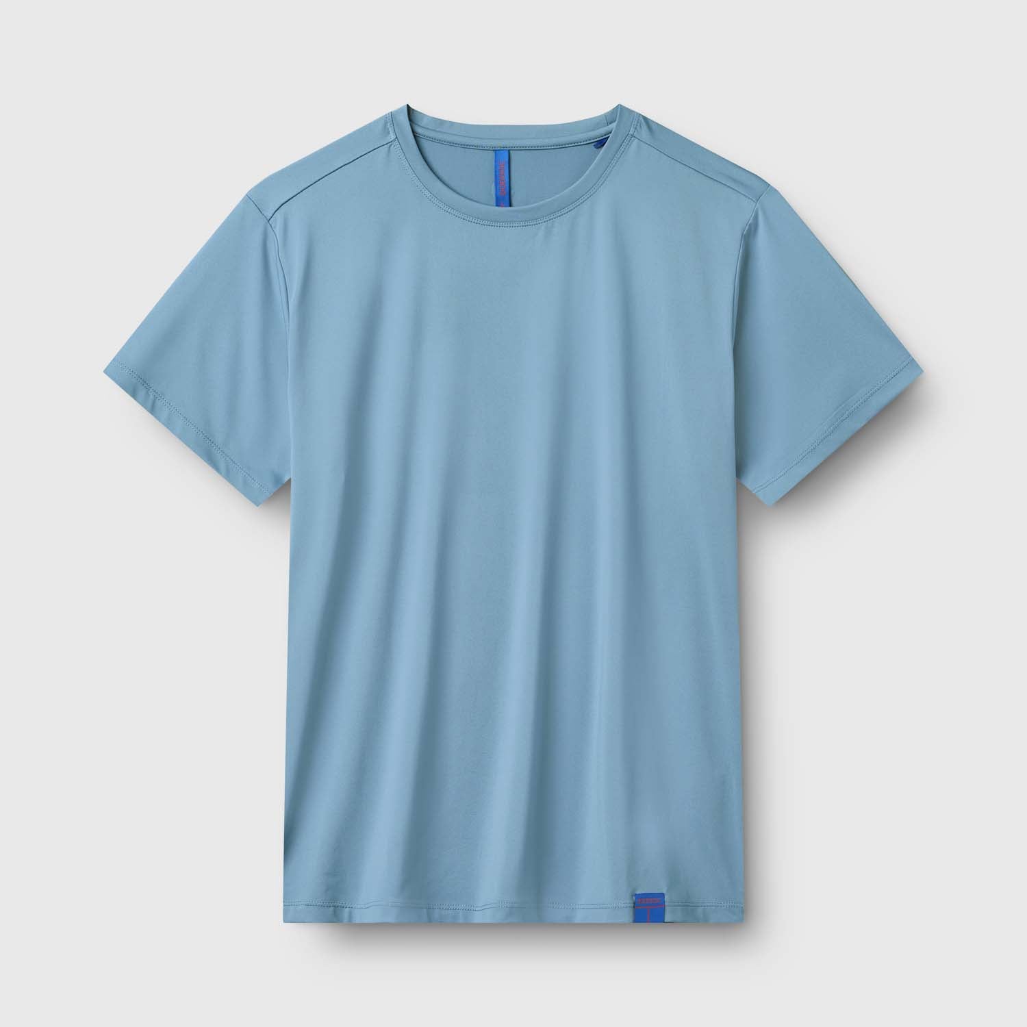 UNISEX Padel T-shirt SHORT, Teo Q-dry - Alaska Blue