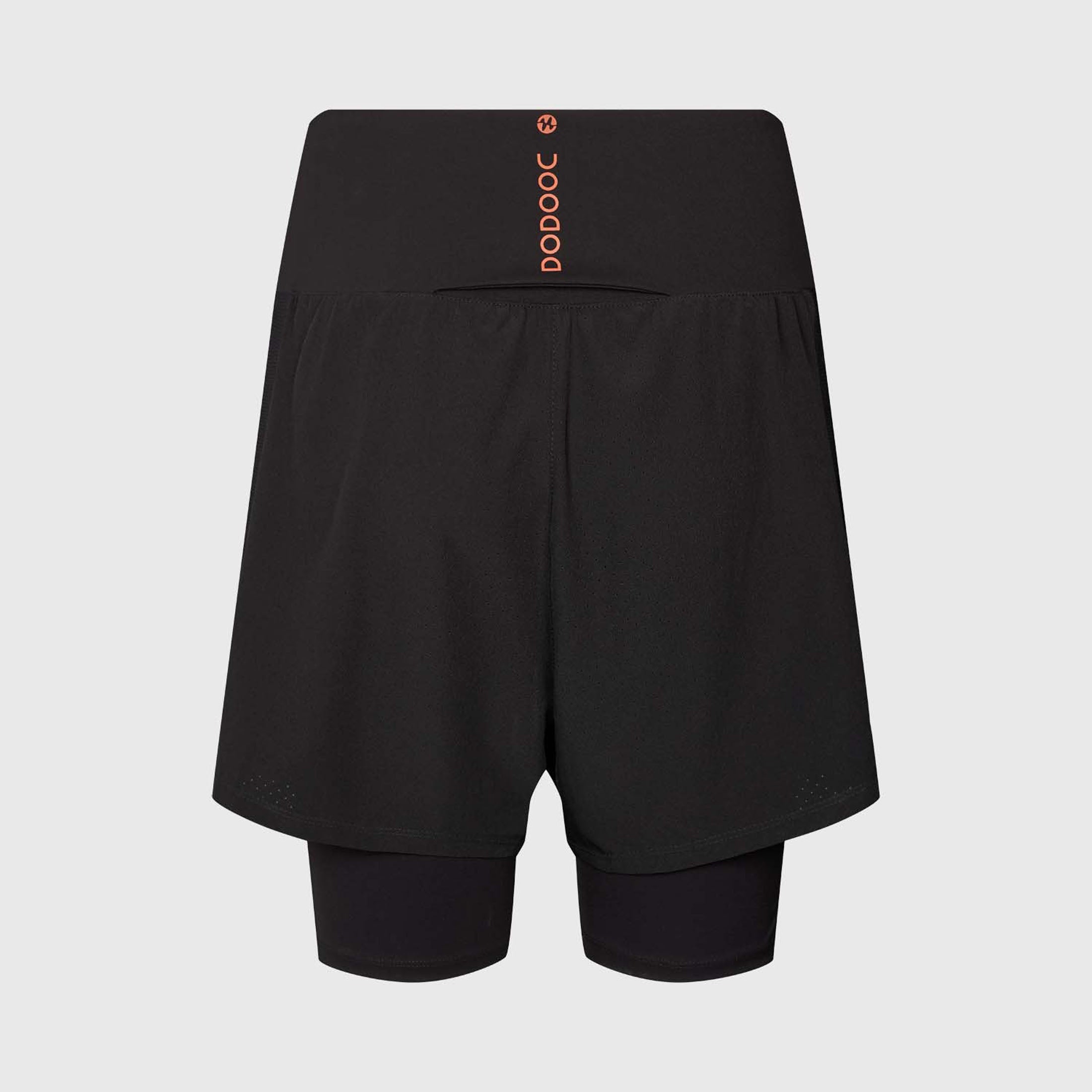 Padel Shorts 2 in 1, Malaga - Black