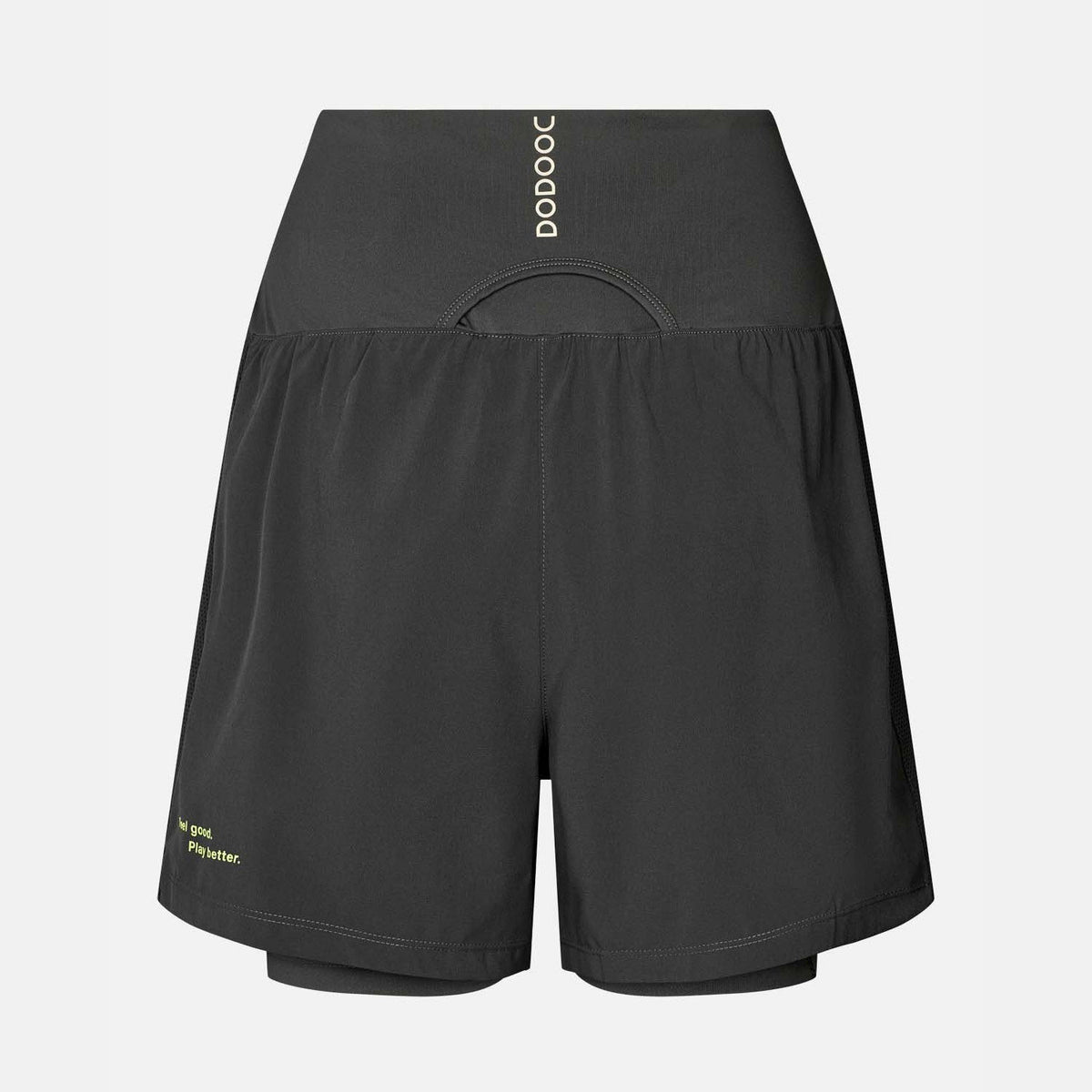 Padel Shorts Light 2 in 1, Malena - Black