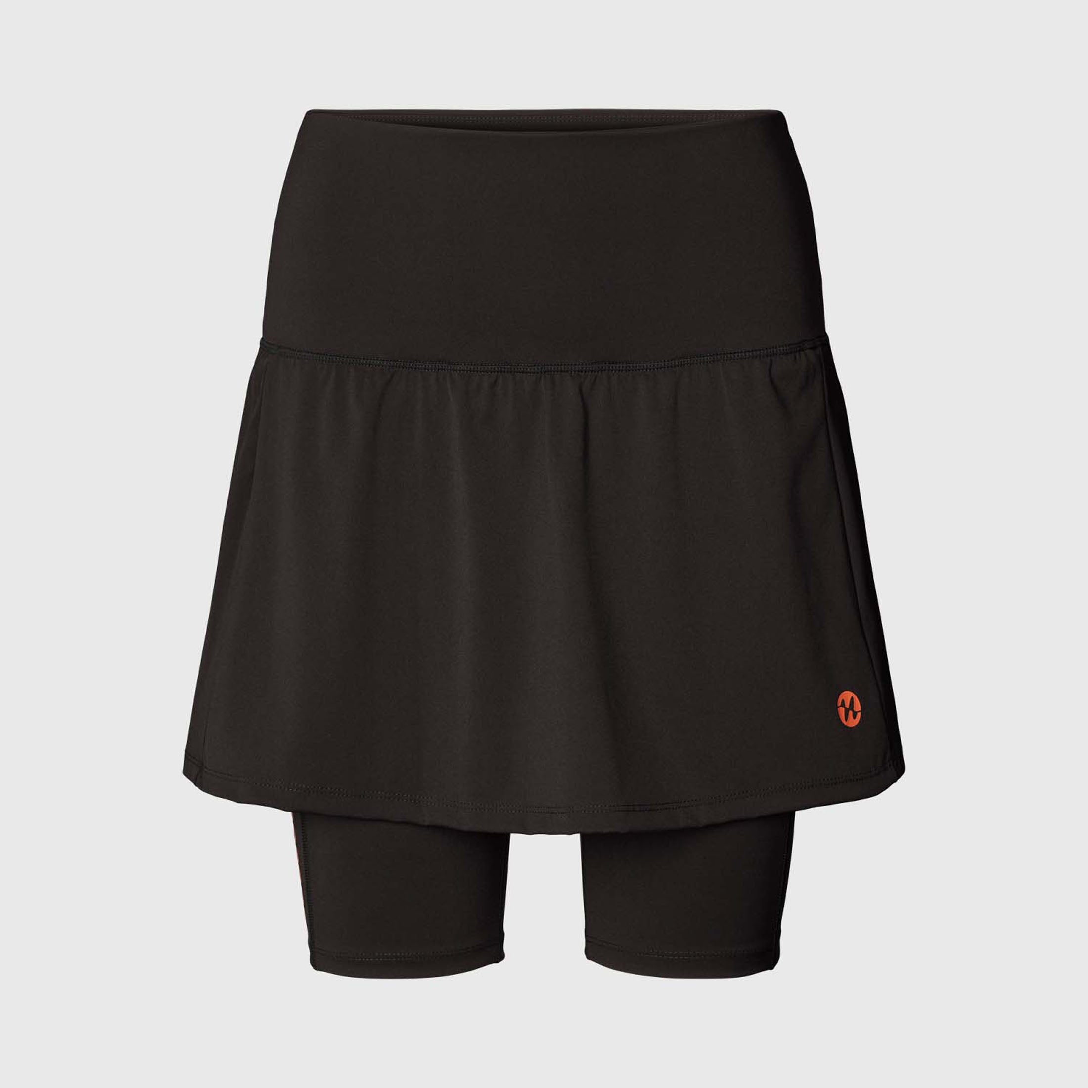 Padel Skirt 2 in 1, Mira - Black