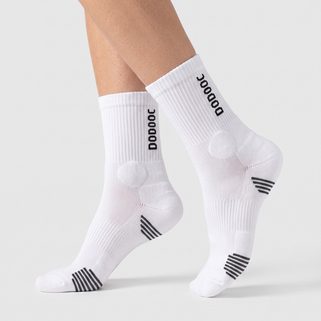 Padelsokker med knitgrip teknologi - White